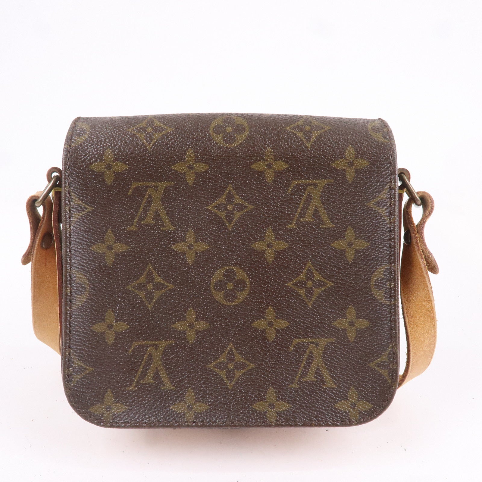 Louis Vuitton, Bags, Authentic Louis Vuitton Mini Cartouchiere Shoulder  Bag Monogram Leather B