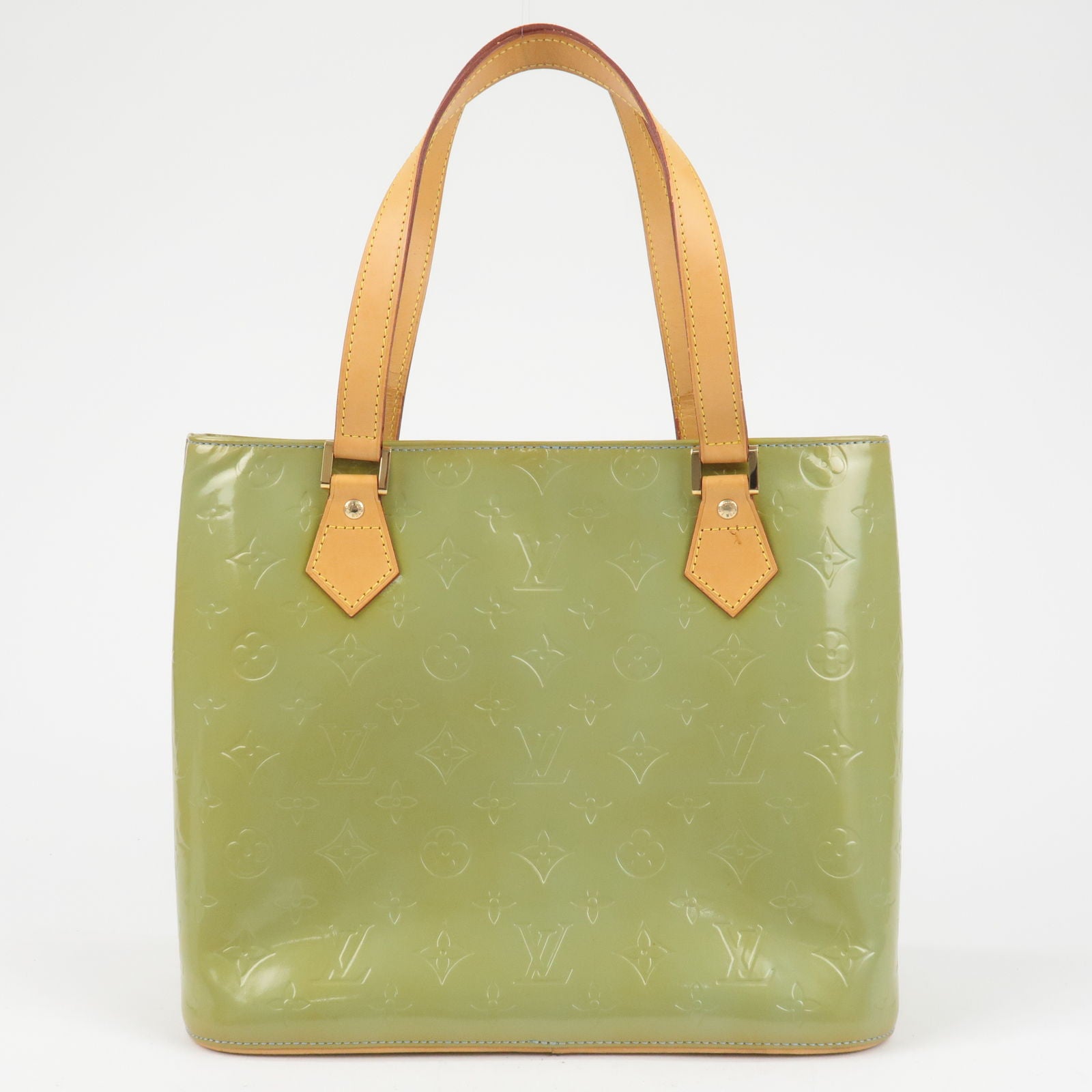 Louis Vuitton Red Monogram Vernis Houston Tote at Jill's Consignment