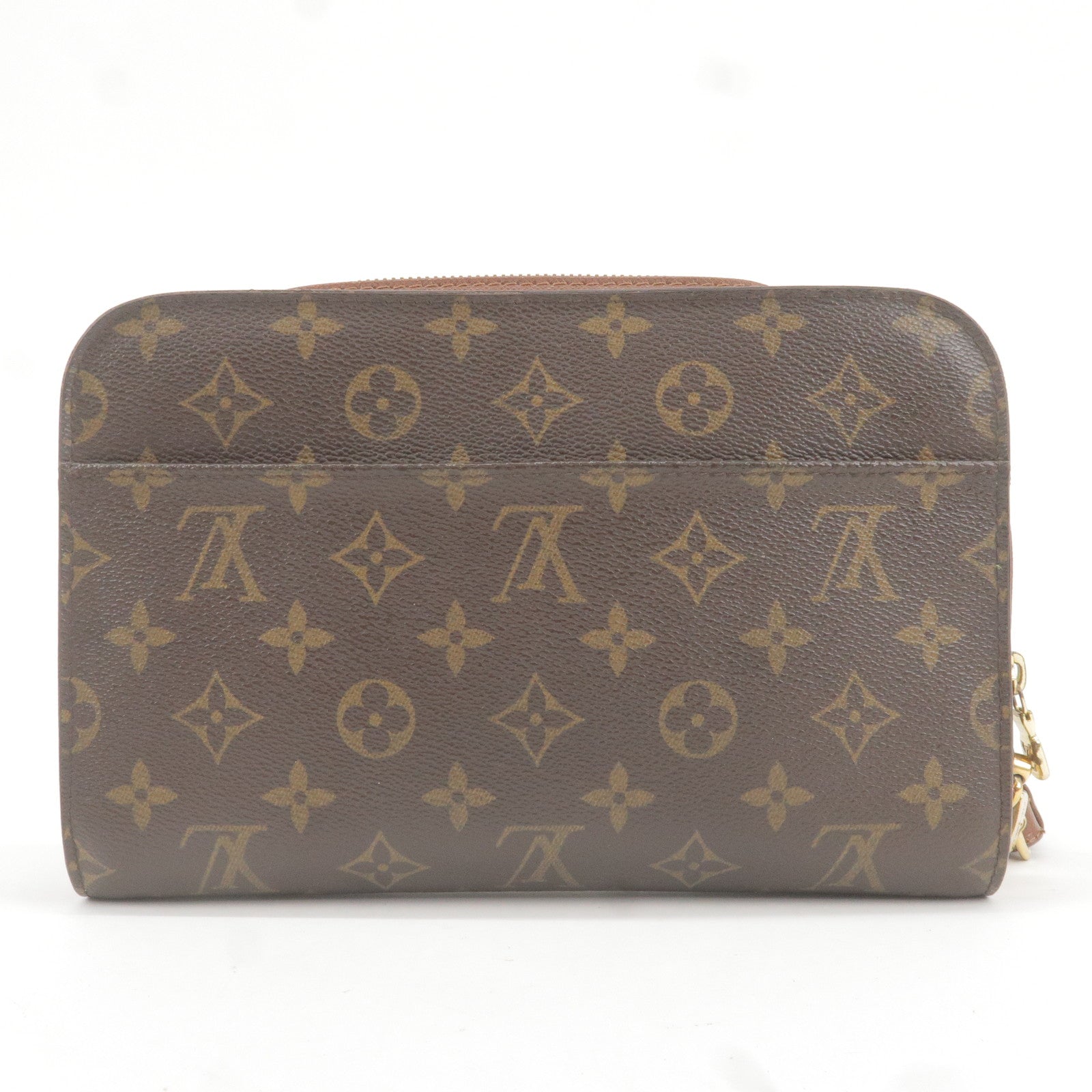 Louis Vuitton M51790 Orsay Clutch Bag USED LV Monogram w/box