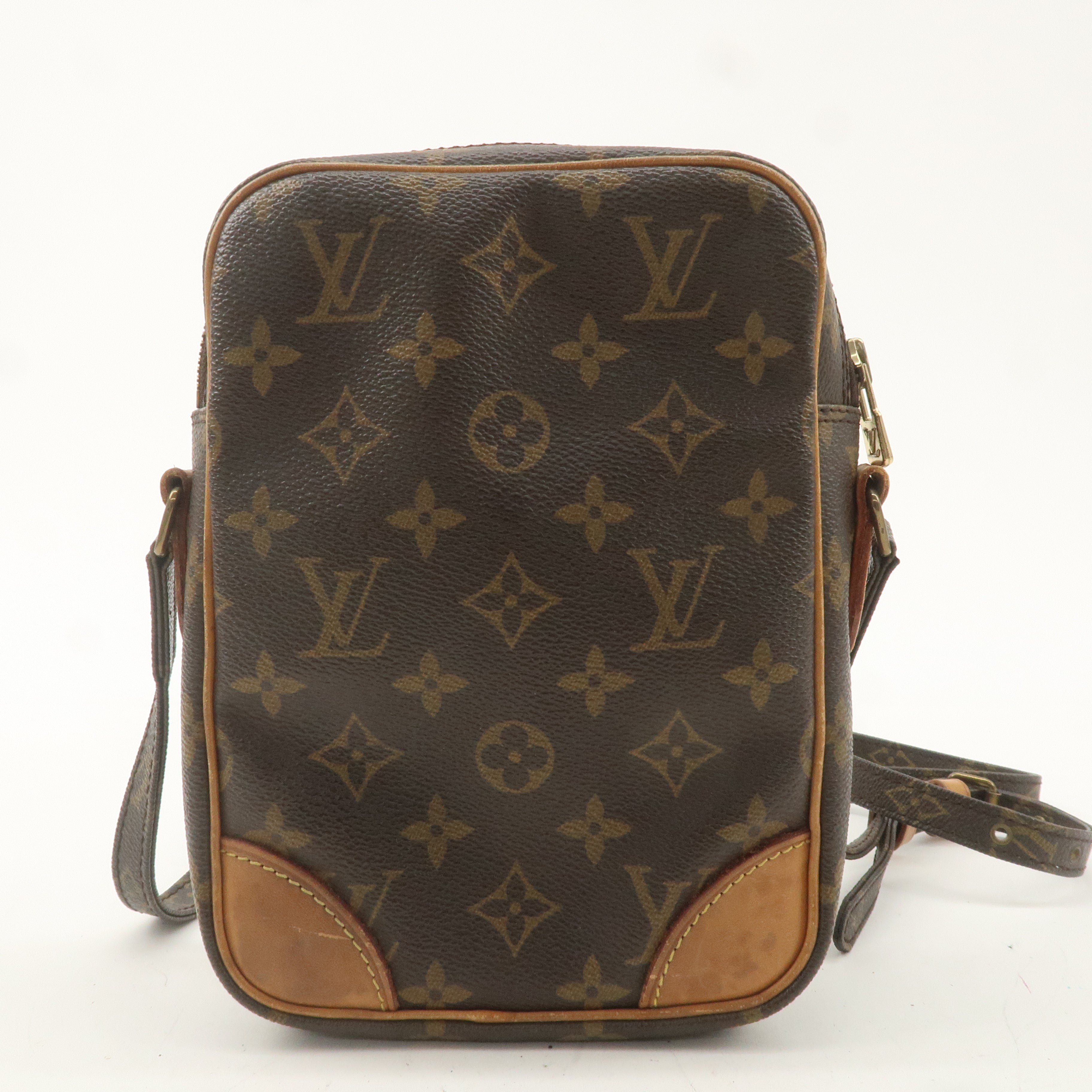 Louis Vuitton Monogram Danube Shoulder Bag Brown M45266