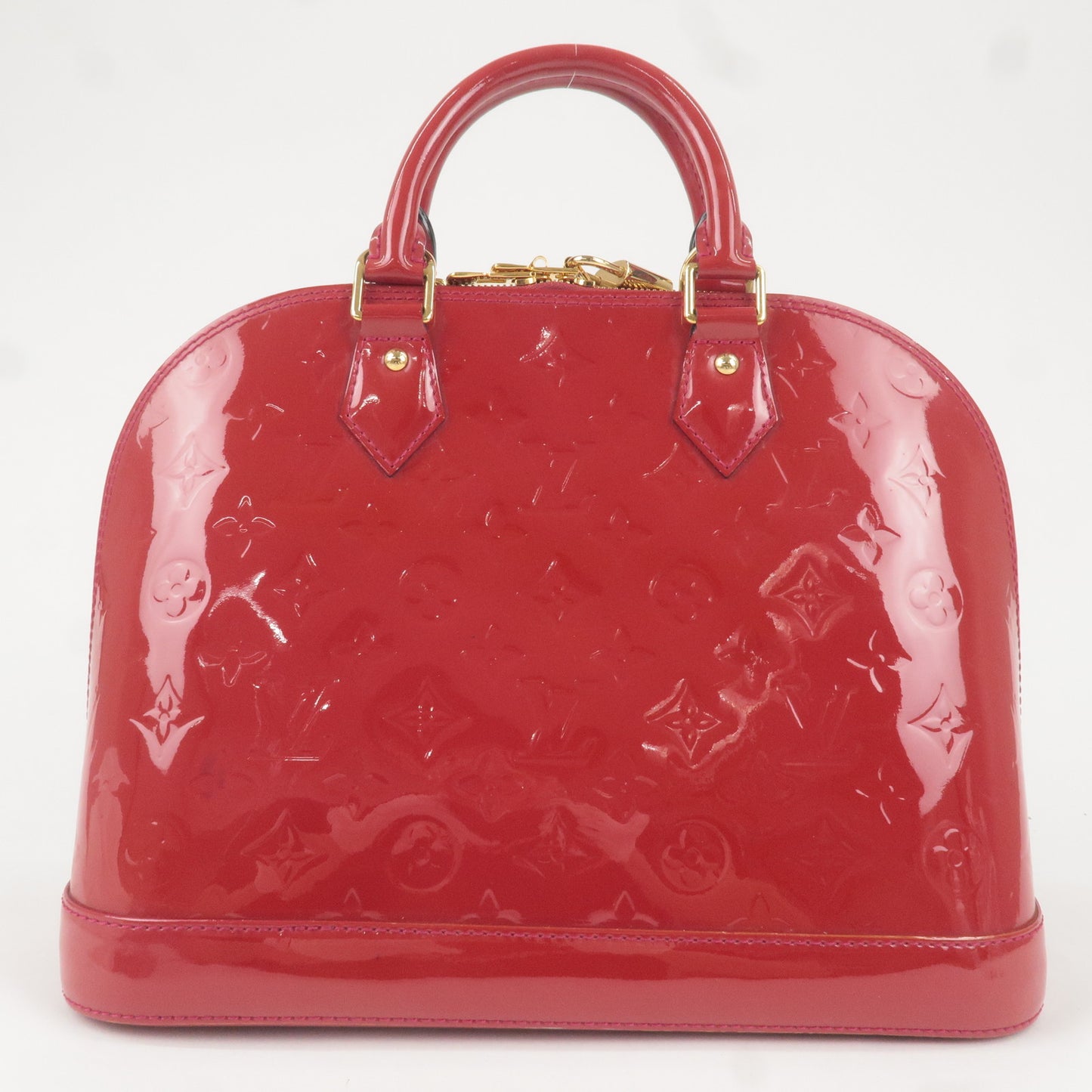 Louis Vuitton Monogram Vernis Alma PM Bag Pomme d'Amour M90096