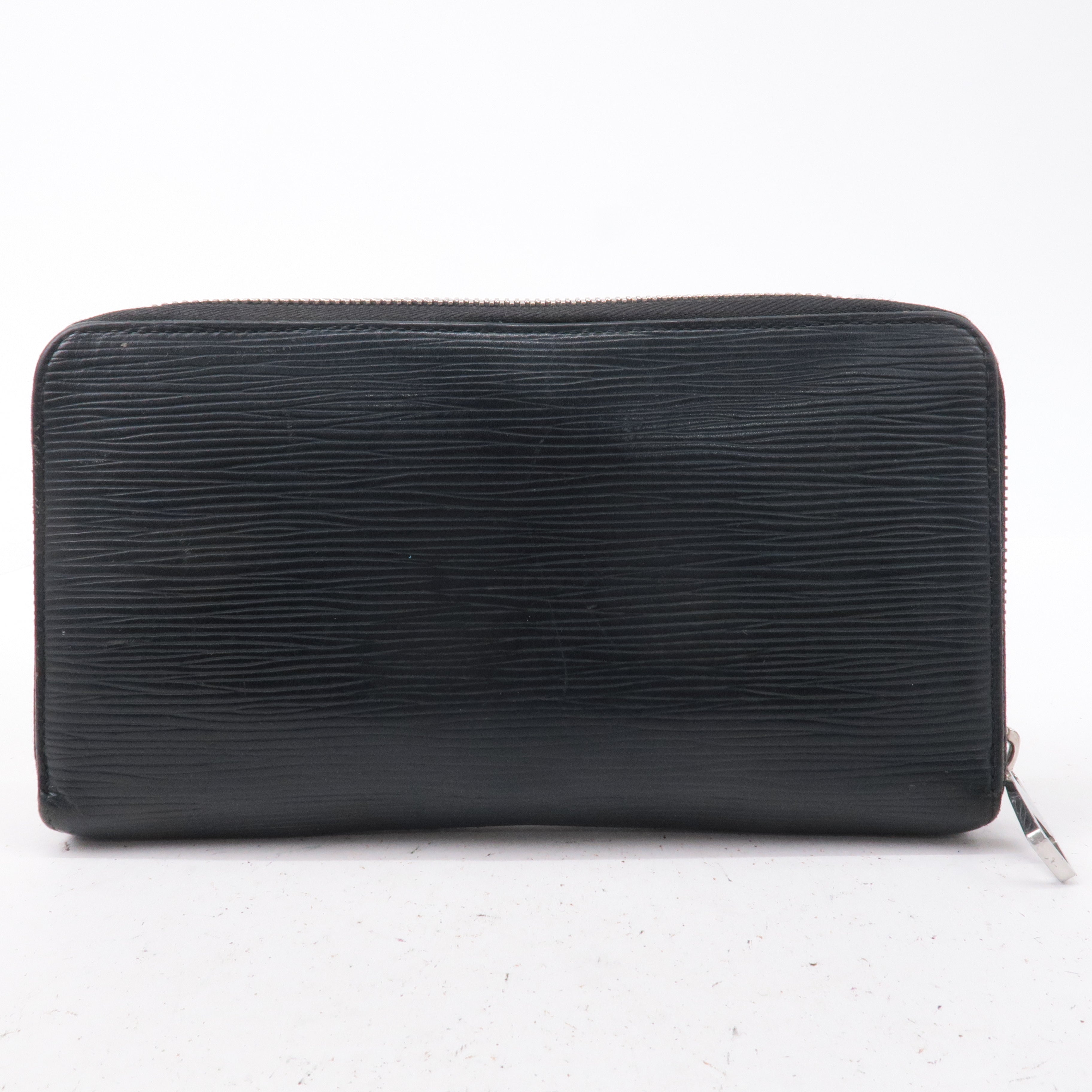 Louis Vuitton Epi Zippy Organizer Wallet Black Noir M63852