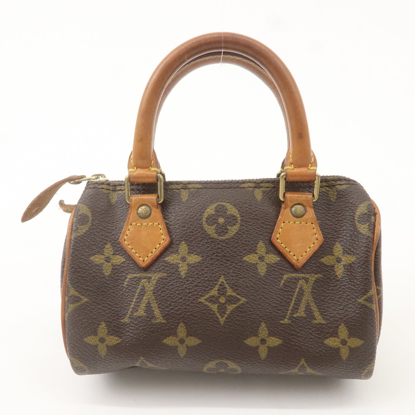 Louis Vuitton Monogram Mini Speedy Boston Bag Brown M41534