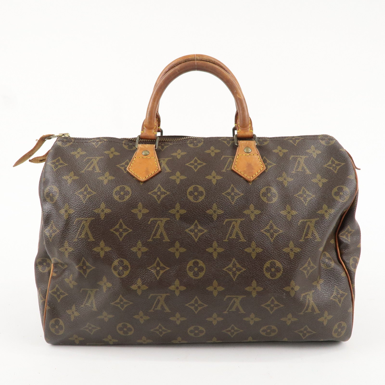 Louis Vuitton Monogram Speedy 35 Hand Bag Boston Bag M41524