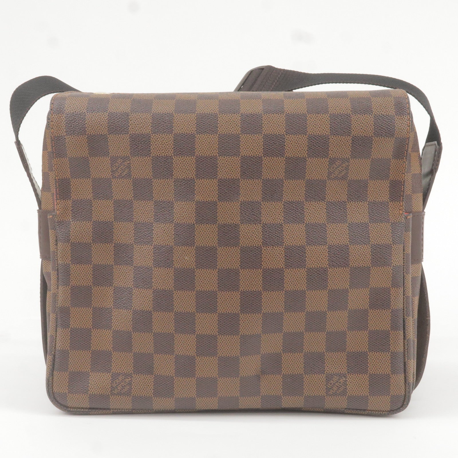 Louis Vuitton Damier Ebene Canvas Naviglio Shoulder Messenger Bag Briefcase