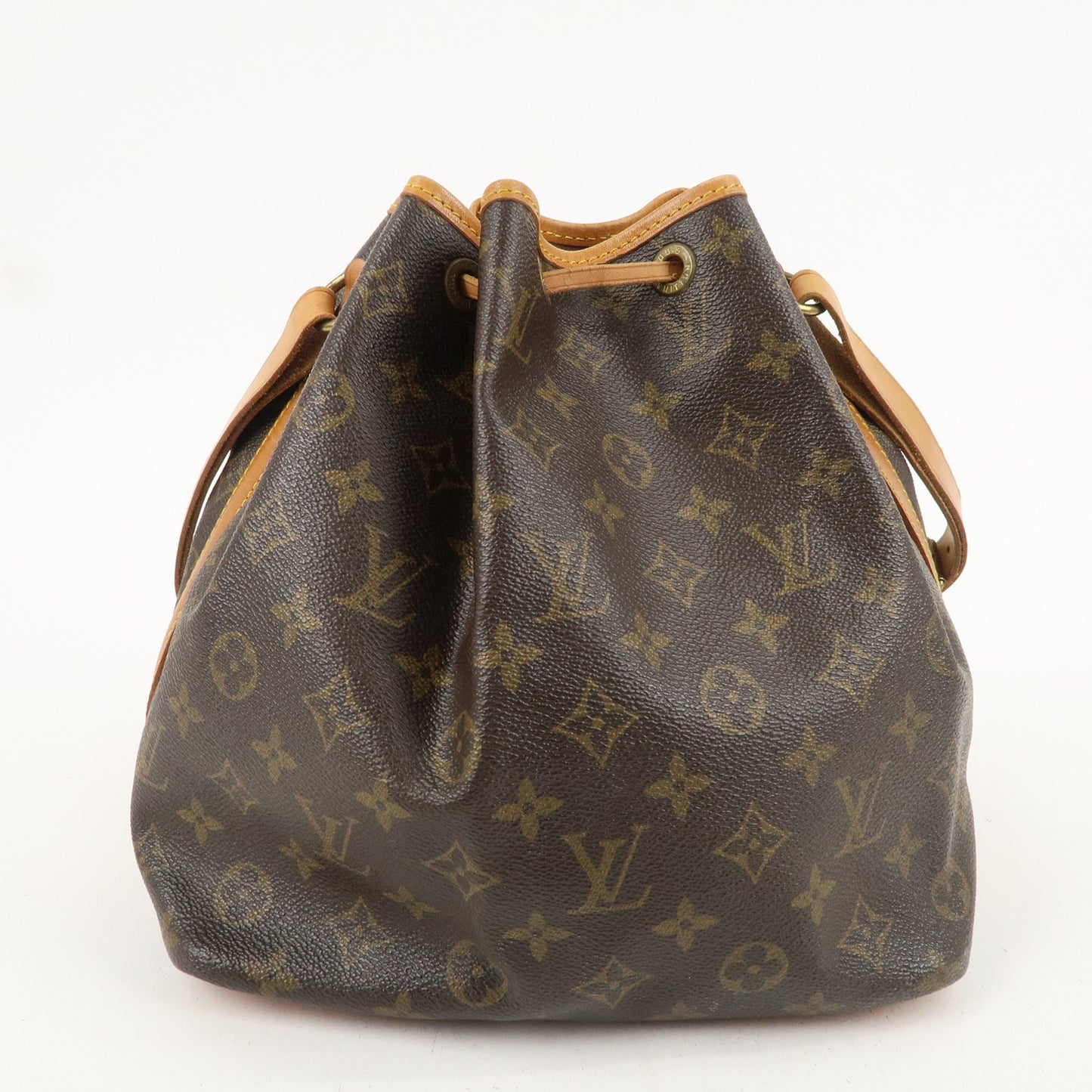 Louis Vuitton Monogram Petit Noe Shoulder Bag Brown M42226