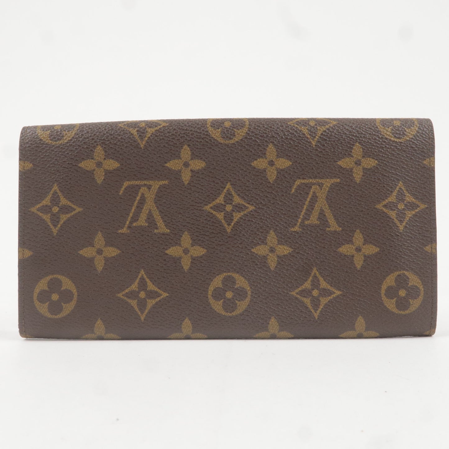 Louis+Vuitton+Porte+Monnaie+Monogram+Pochette+Credit+Long+Wallet+%