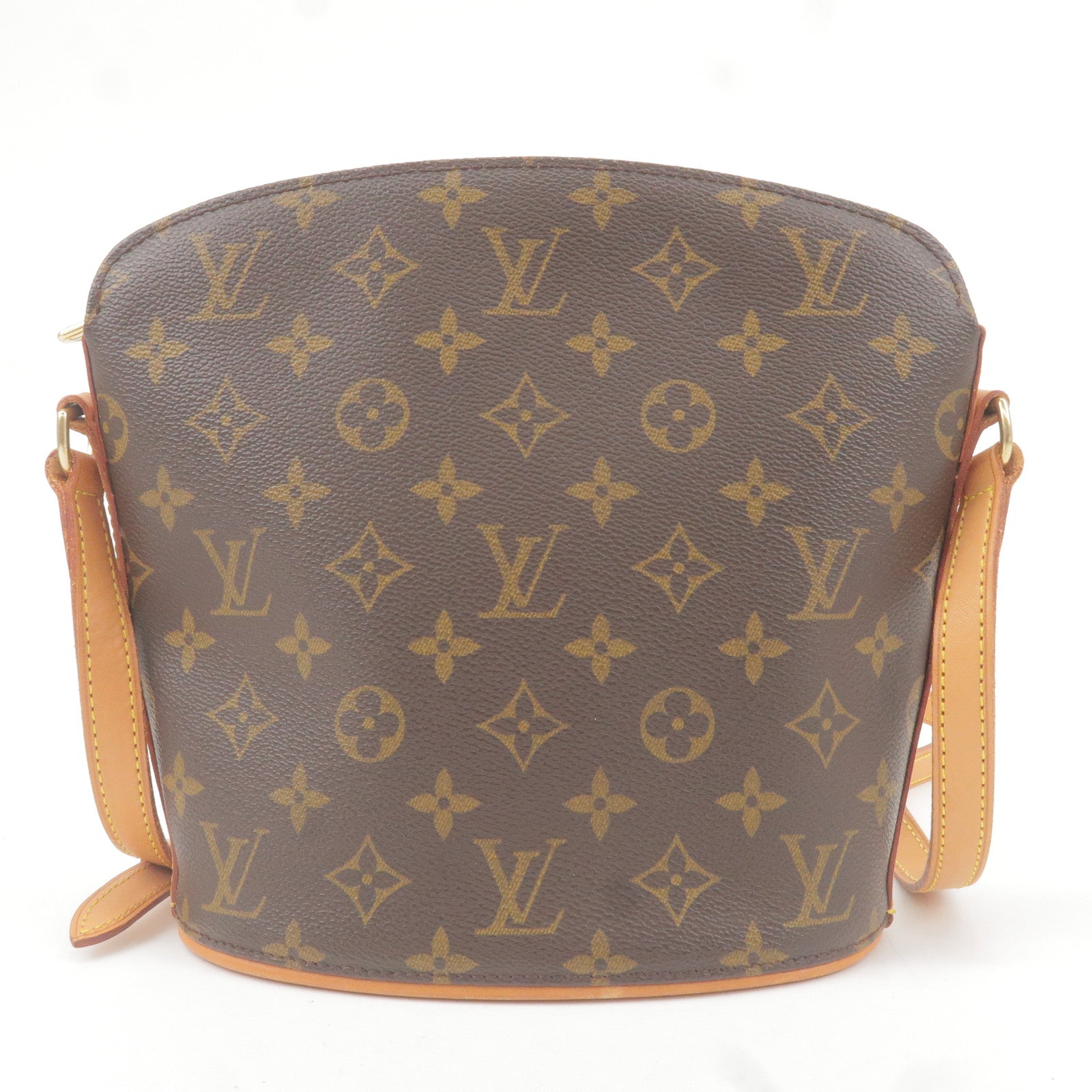 Louis Vuitton Vintage Brown Drouot Leather Crossbody, Best Price and  Reviews