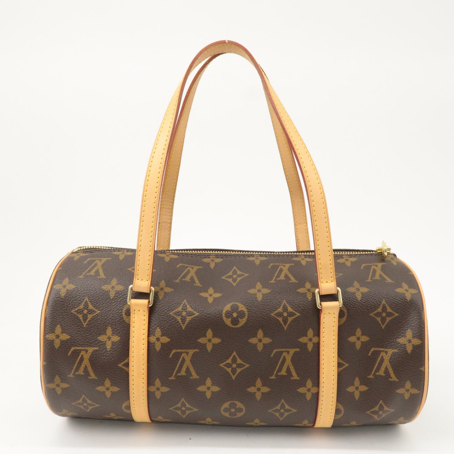 Louis Vuitton Monogram Papillon 30 Hand Bag Brown M51385