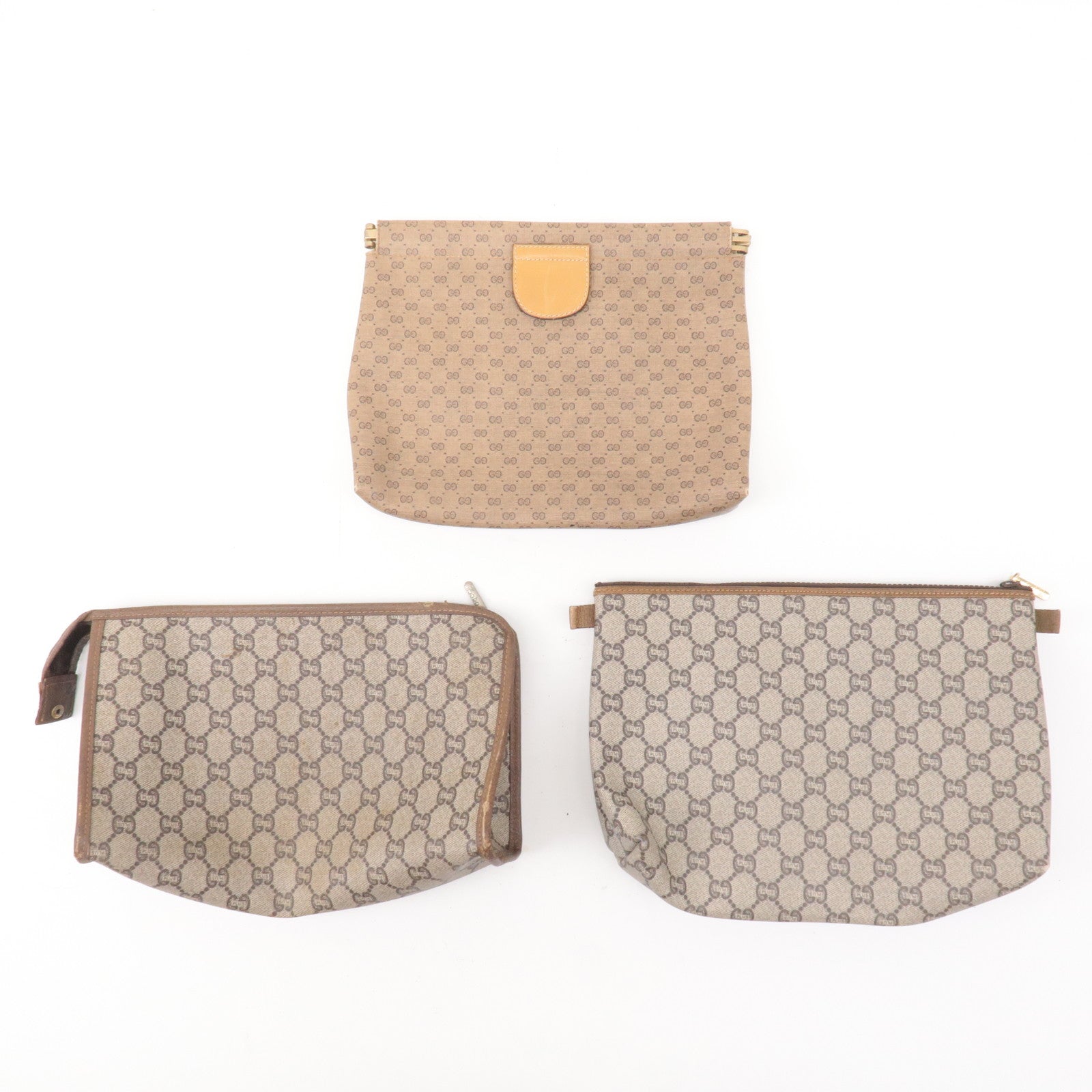 Gucci cheap canvas clutch