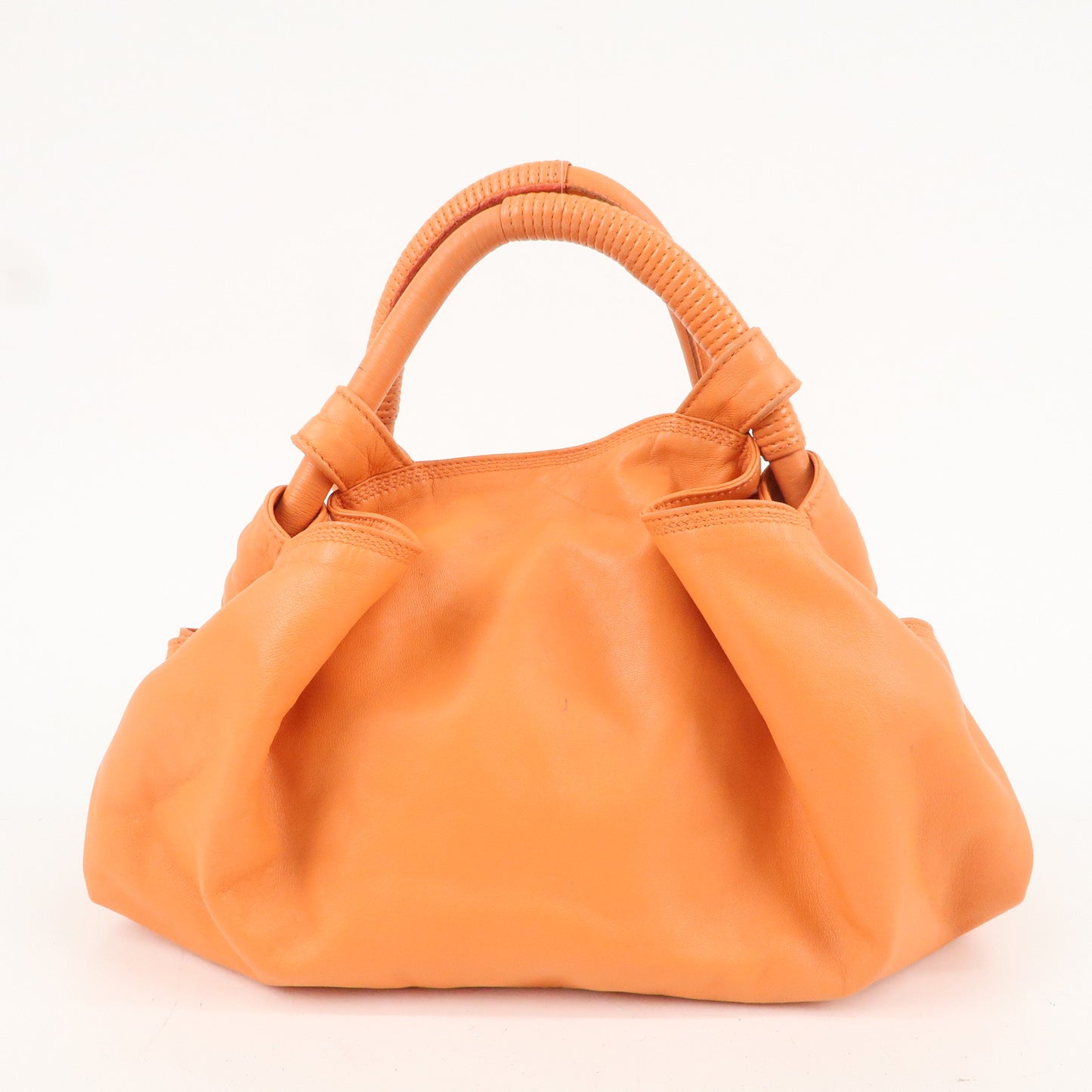 LOEWE Nappa Aire Leather Hand Bag Orange