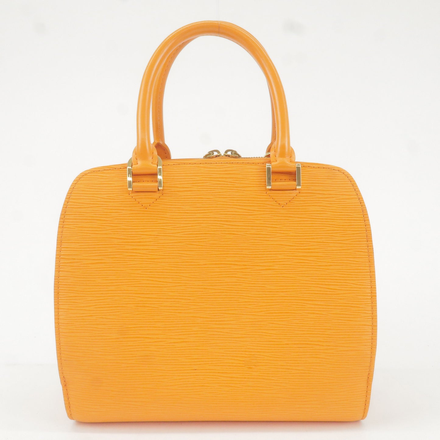 Louis Vuitton Epi Ponneuf Hand Bag Mandarin Orange M5205H