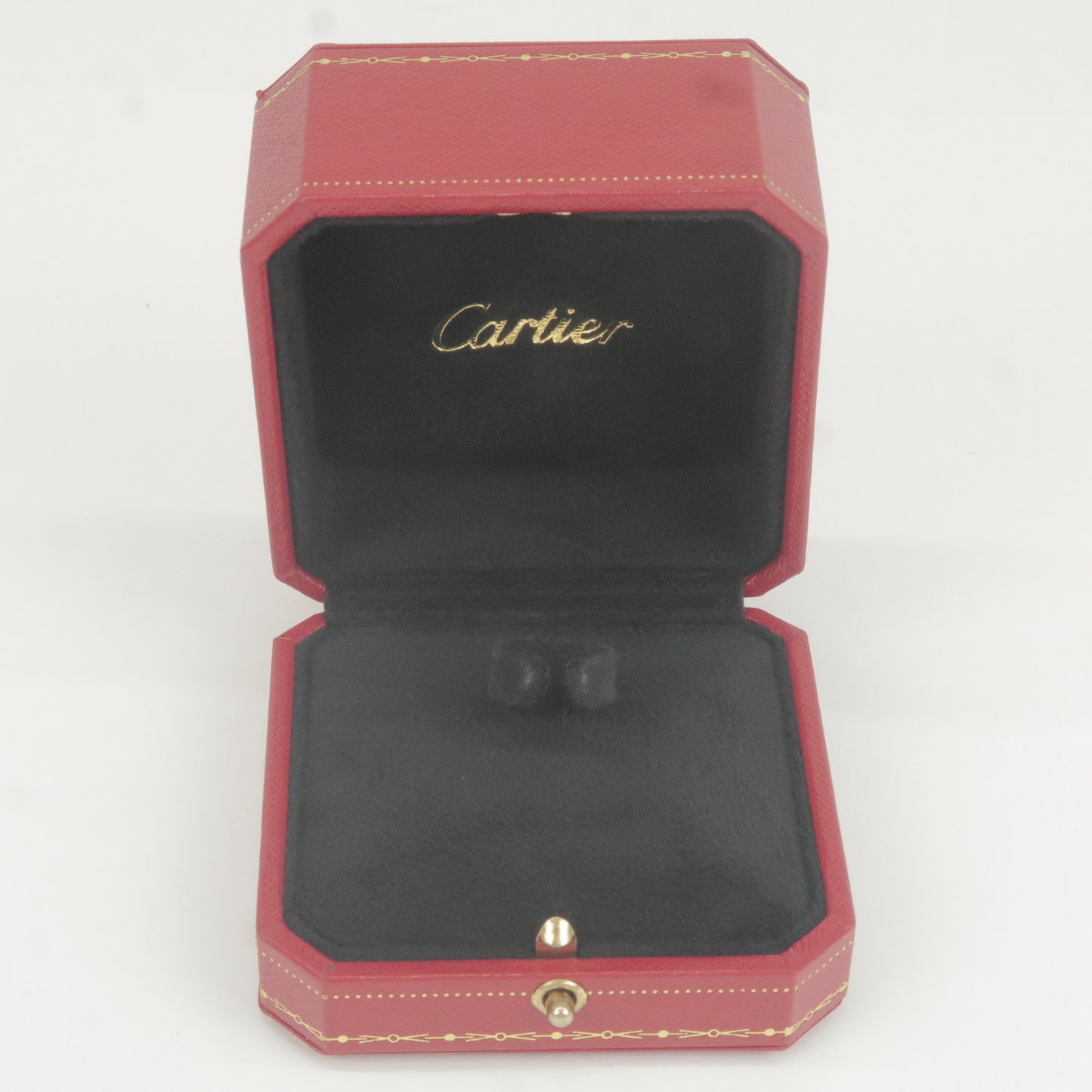 Cartier Set of 5 Ring Box Jewelry Box For Ring Red