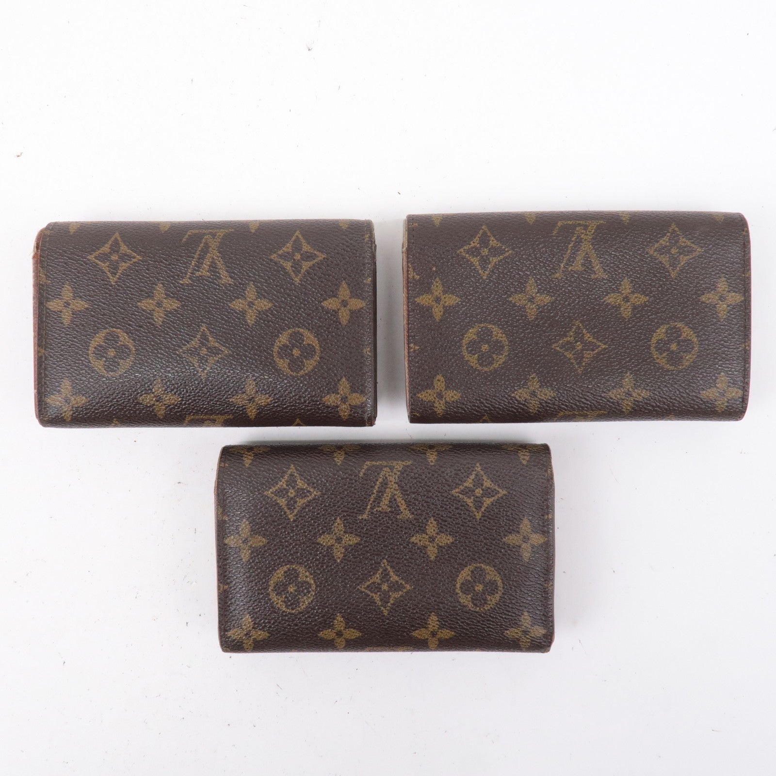 Louis-Vuitton-Monogram-Set-of-3-Porte-Monnaie-Billet-Tresor-M61730 –  dct-ep_vintage luxury Store