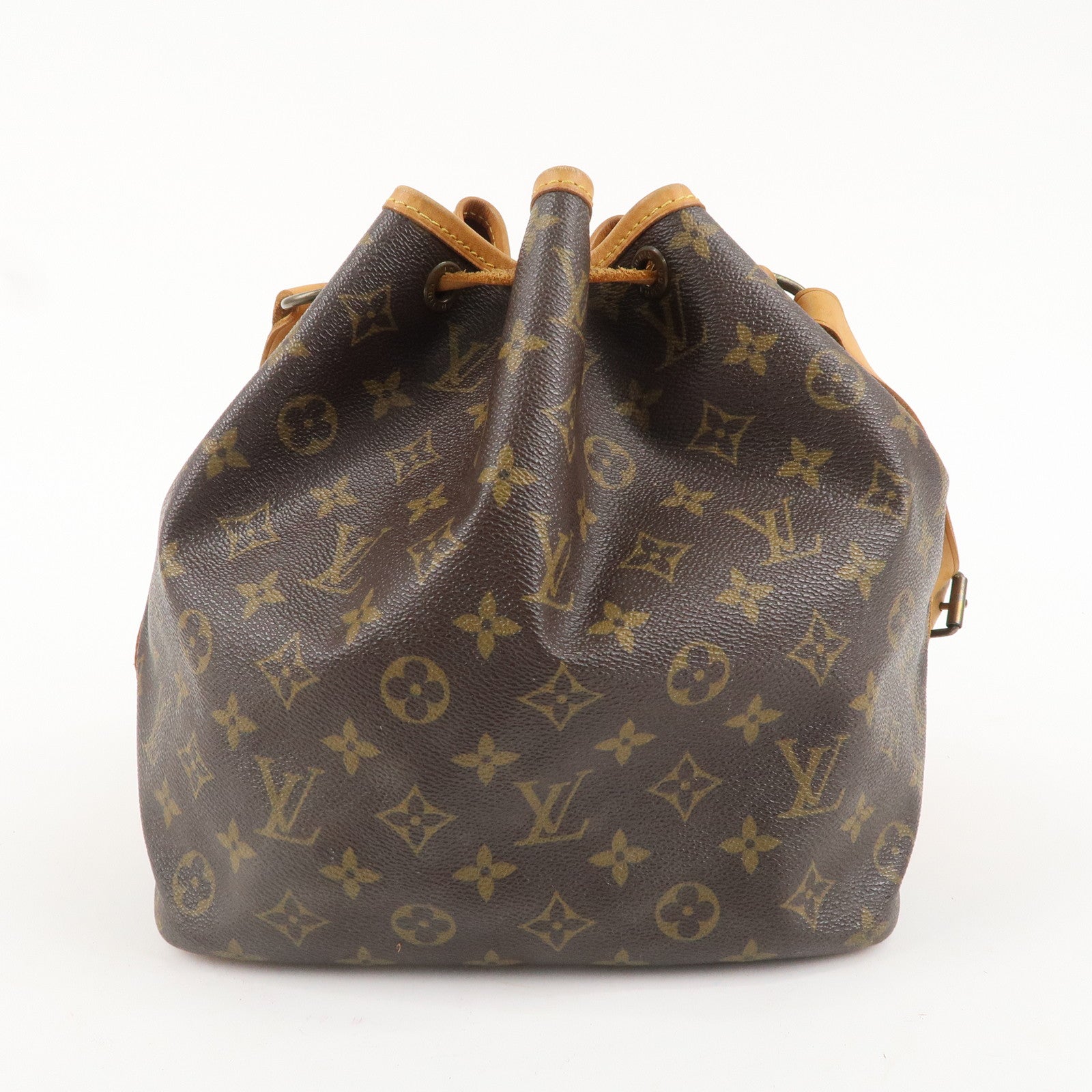 Louis Vuitton Monogram Petit Noe Shoulder Bag Brown M42226