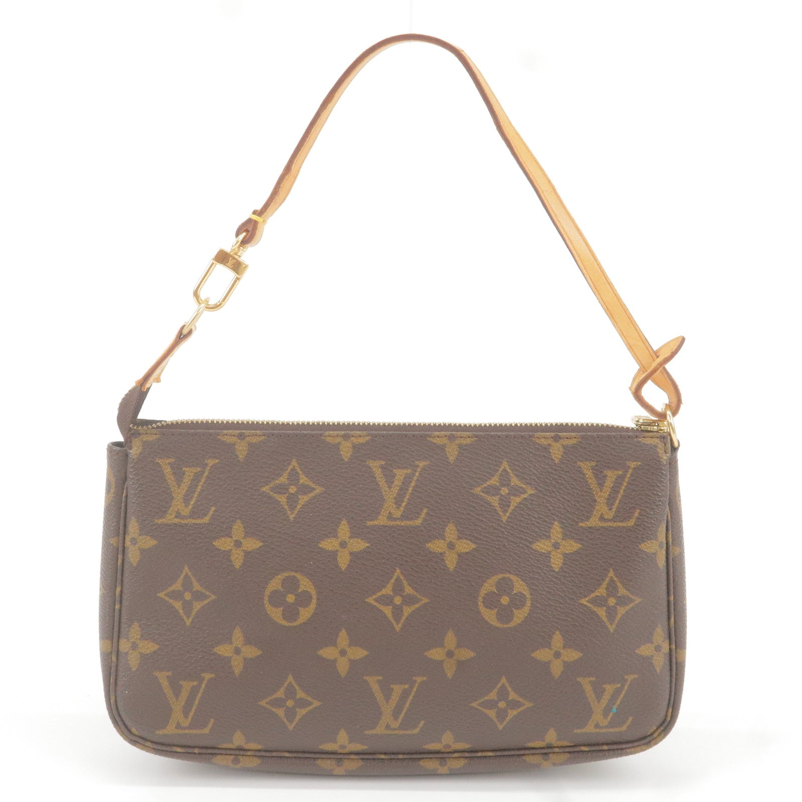 [Japan Used Bag] Second Hand Louis Vuitton Pochette Cosmetics Damier Azure  Wht/P