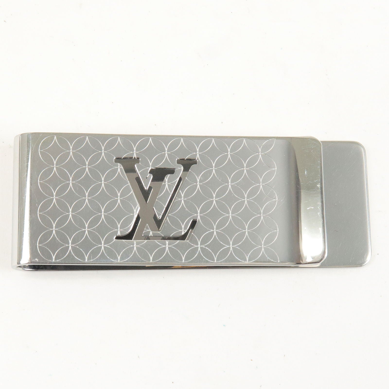 Louis-Vuitton-Pince-Billets-Champselysees-Money-Clip-Silver-M65041