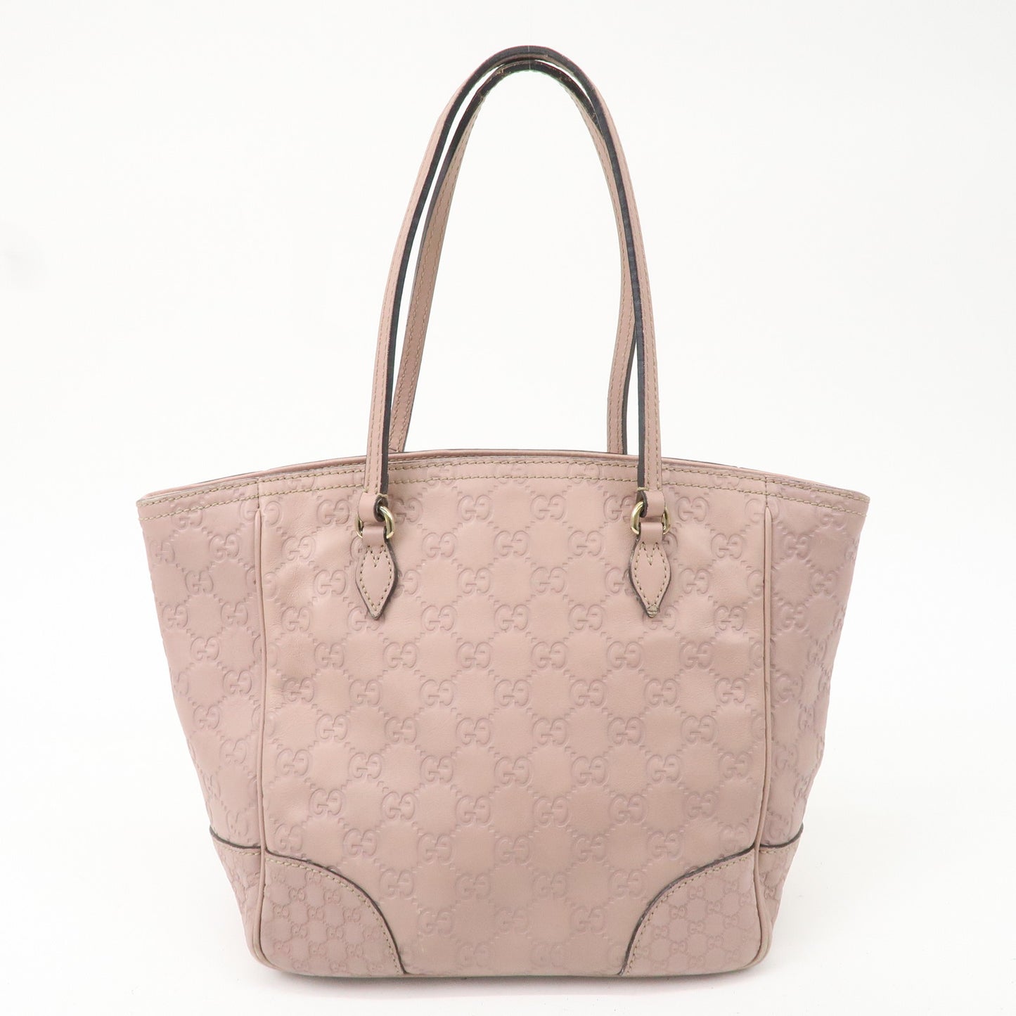 GUCCI Guccissima Leather Tote Bag Shoulder Bag Pink Beige 353119