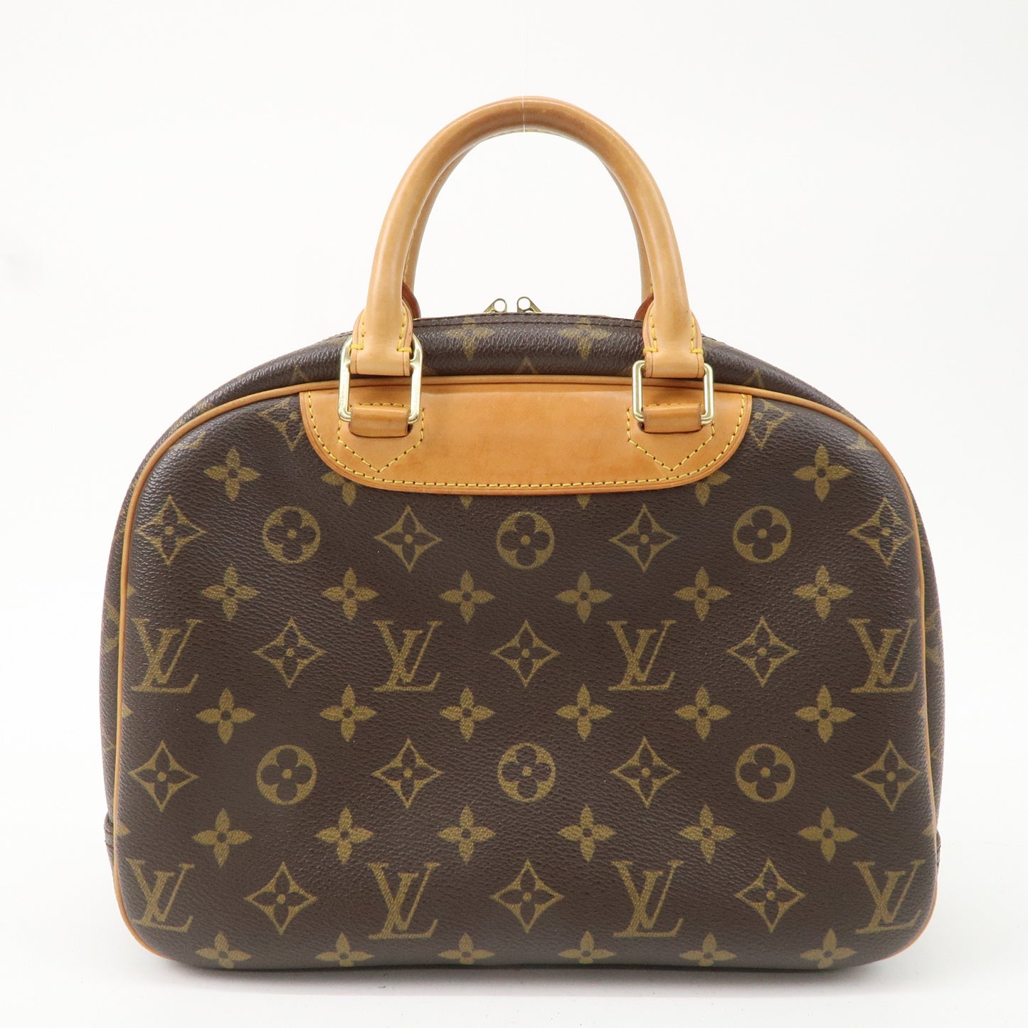 Louis Vuitton Monogram Trouville Hand Bag Brown M42228