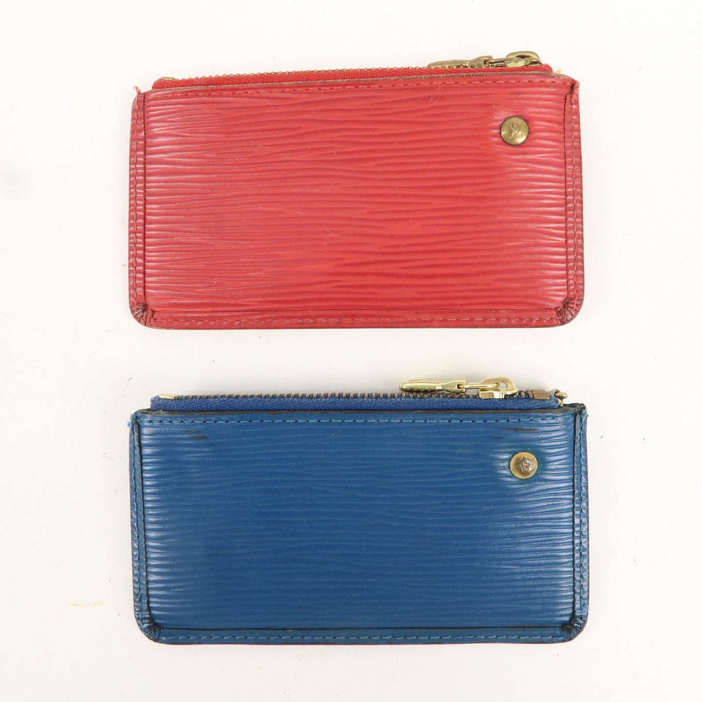 Louis Vuitton Set of 2 Epi Pochette Cles Coin Case M6380E M63805