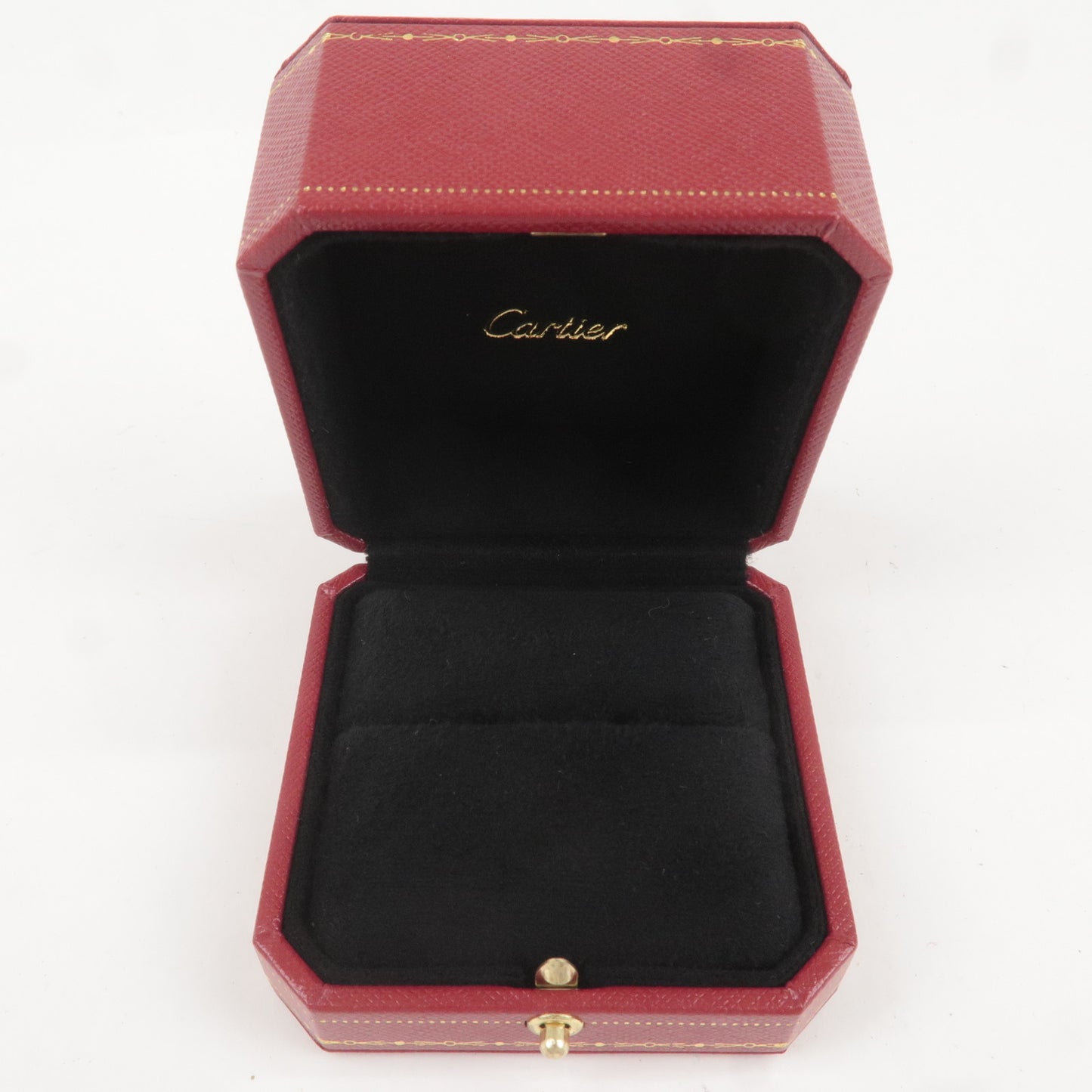 Cartier Set of 5 Ring Box Jewelry Box For Ring Red