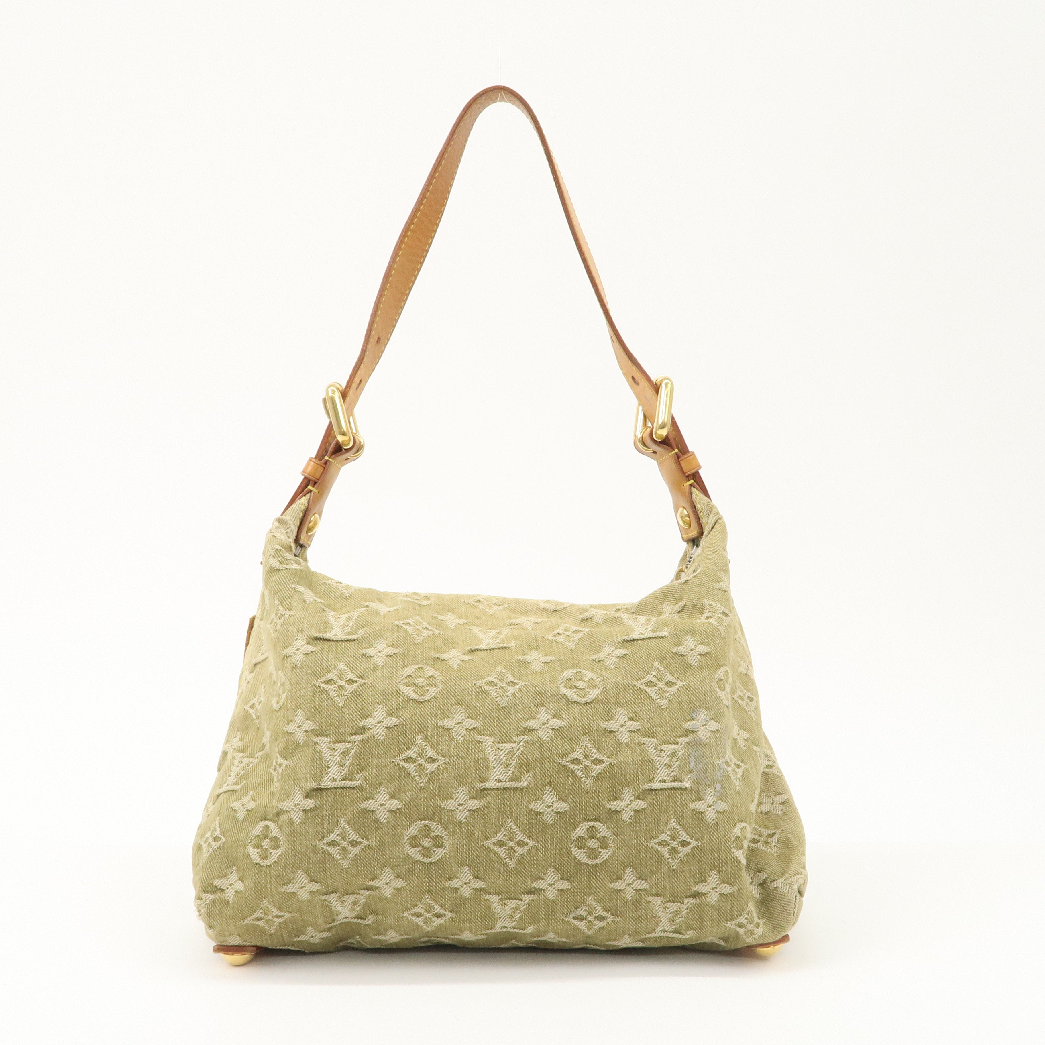 Louis-Vuitton-Monogram-Denim-Baggy-PM-Shoulder-Bag-Green-M95213