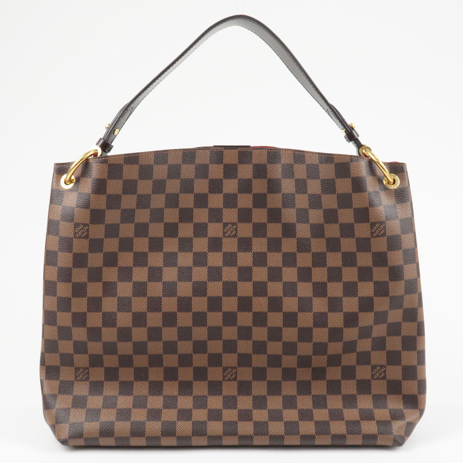Louis Vuitton Graceful mm Damier Ebene Shoulder Bag Brown