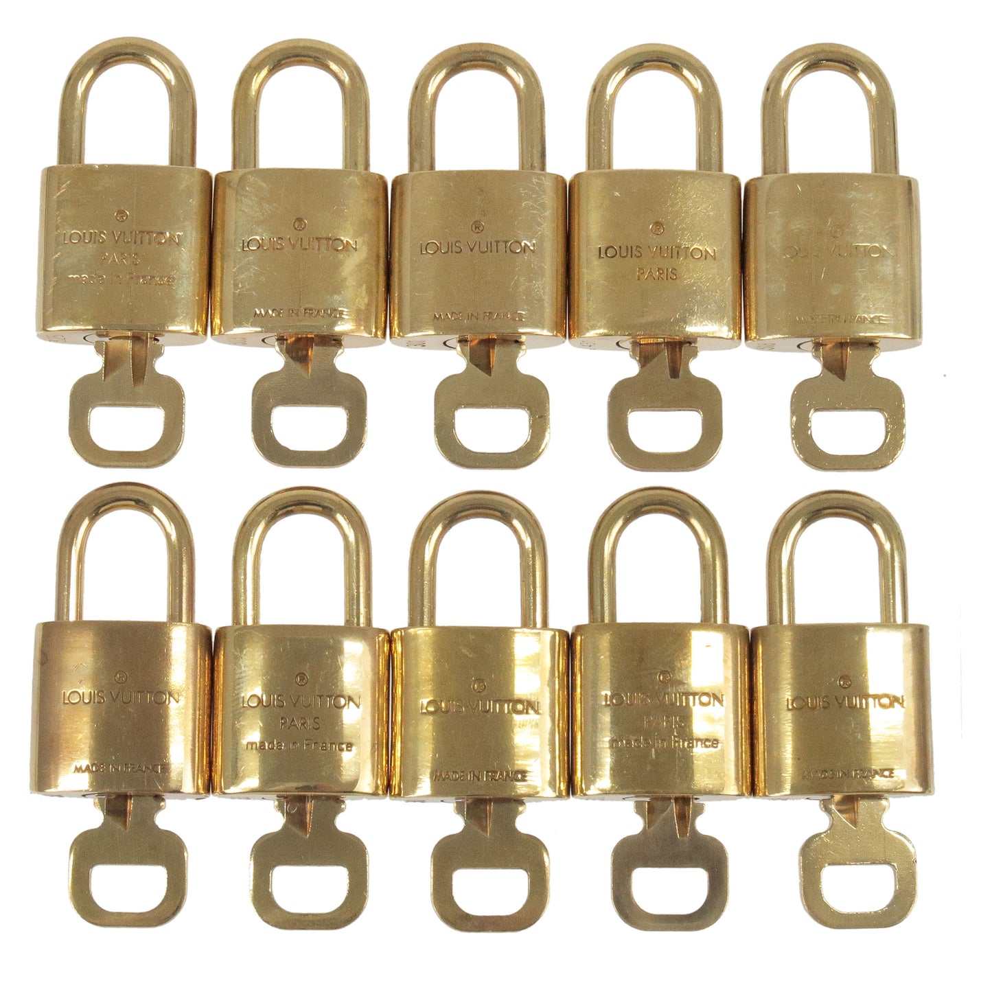 Authentic LOUIS VUITTON Padlock Key 318 Set 1 Lock 2 -  Norway