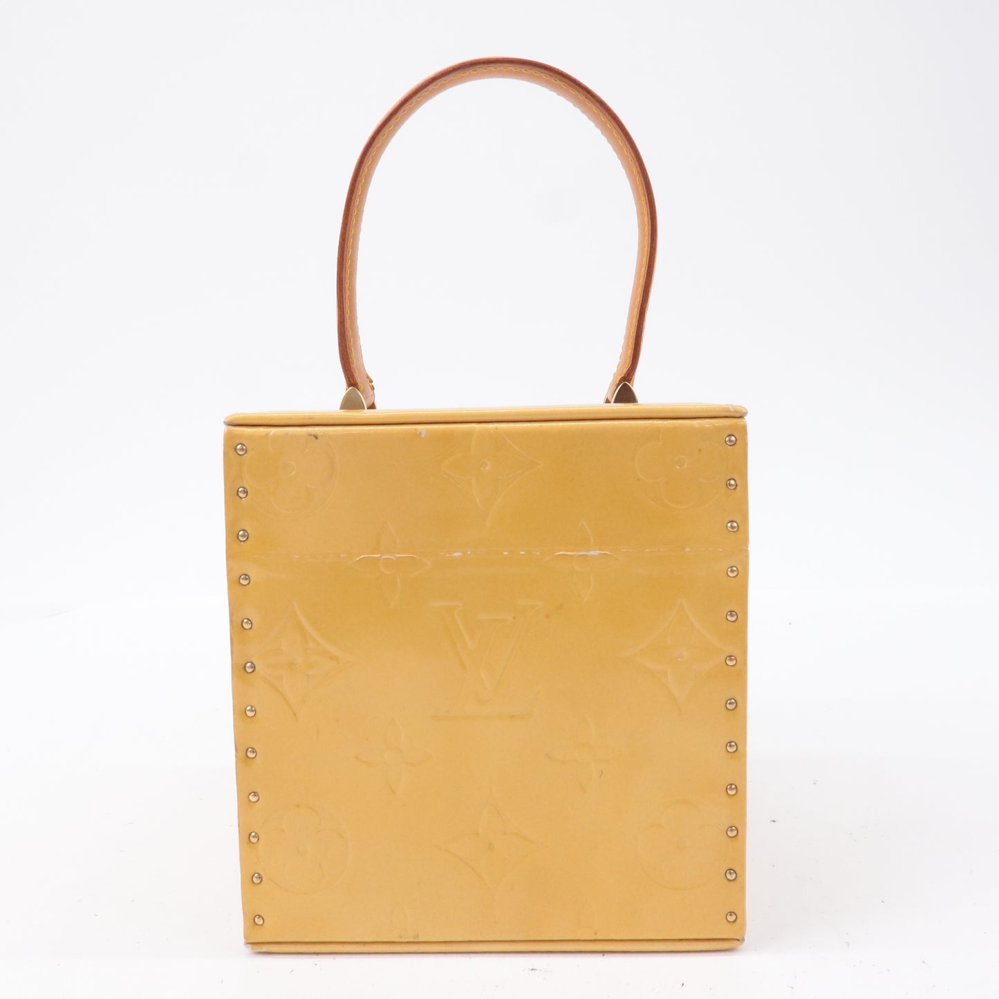 Louis Vuitton Monogram Verni Breaker Vanity Bag Beige M91002