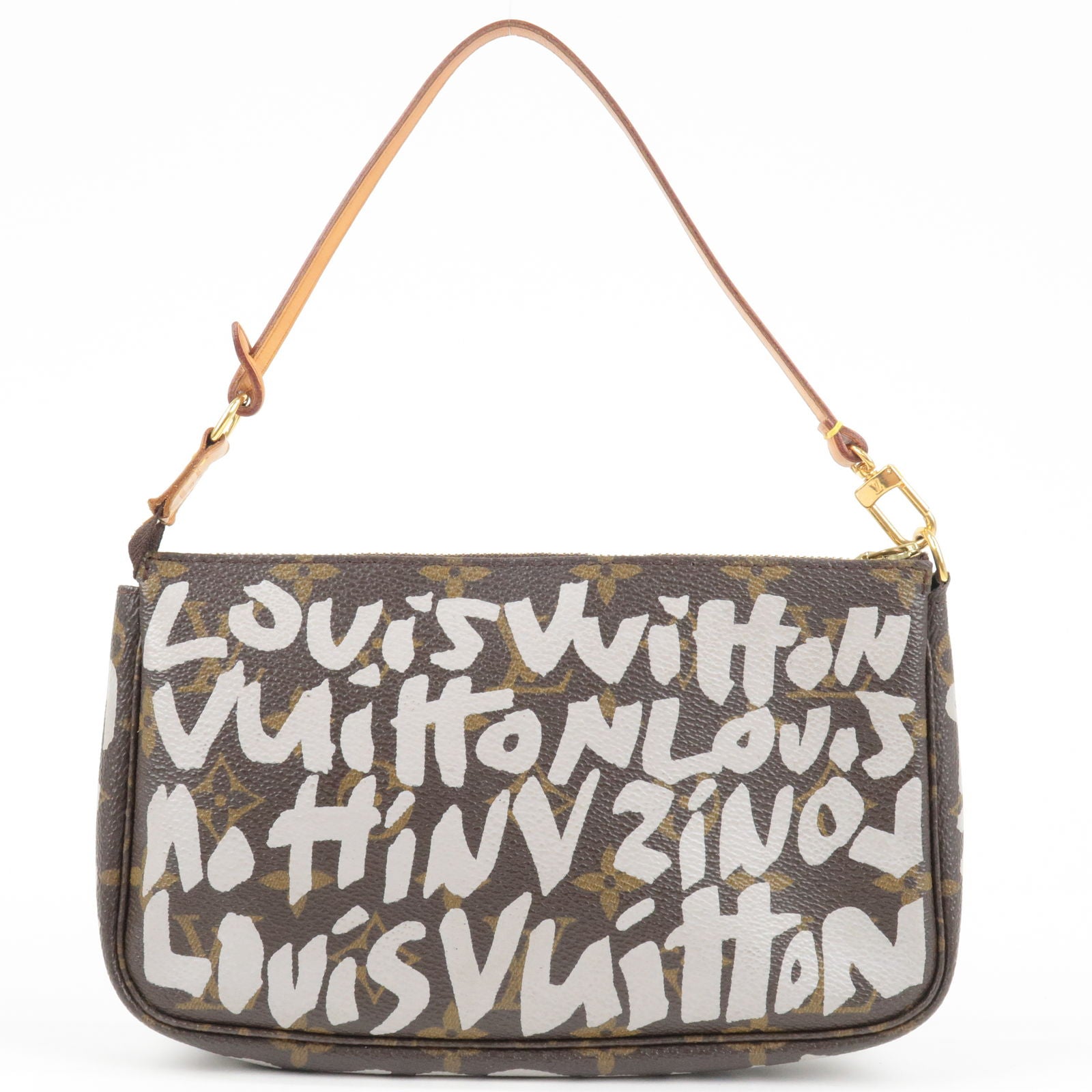 Monogram - Graffiti - Bolso de mano Louis Vuitton en cuero negro