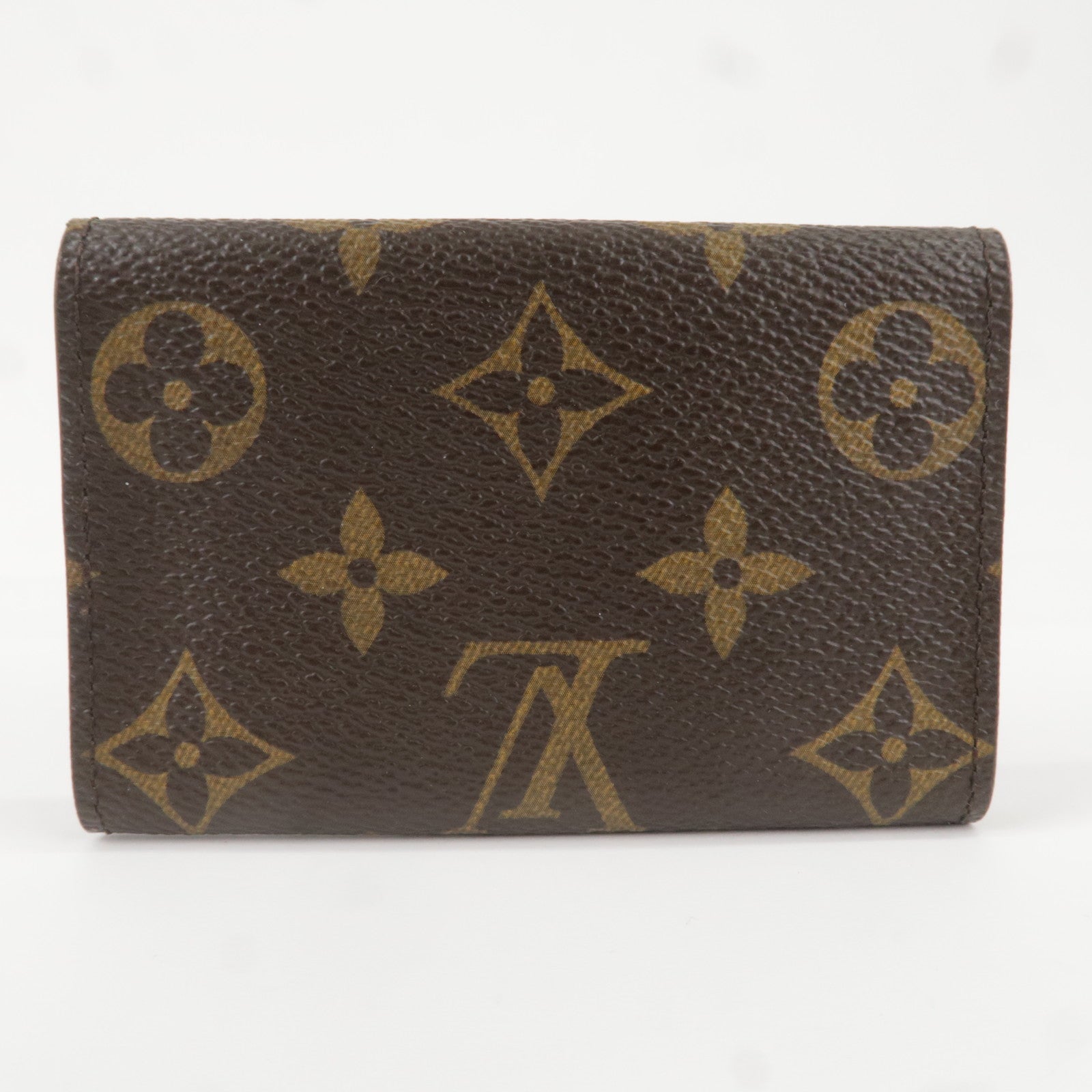 Louis Vuitton, a monogram canvas card holder and a key holder