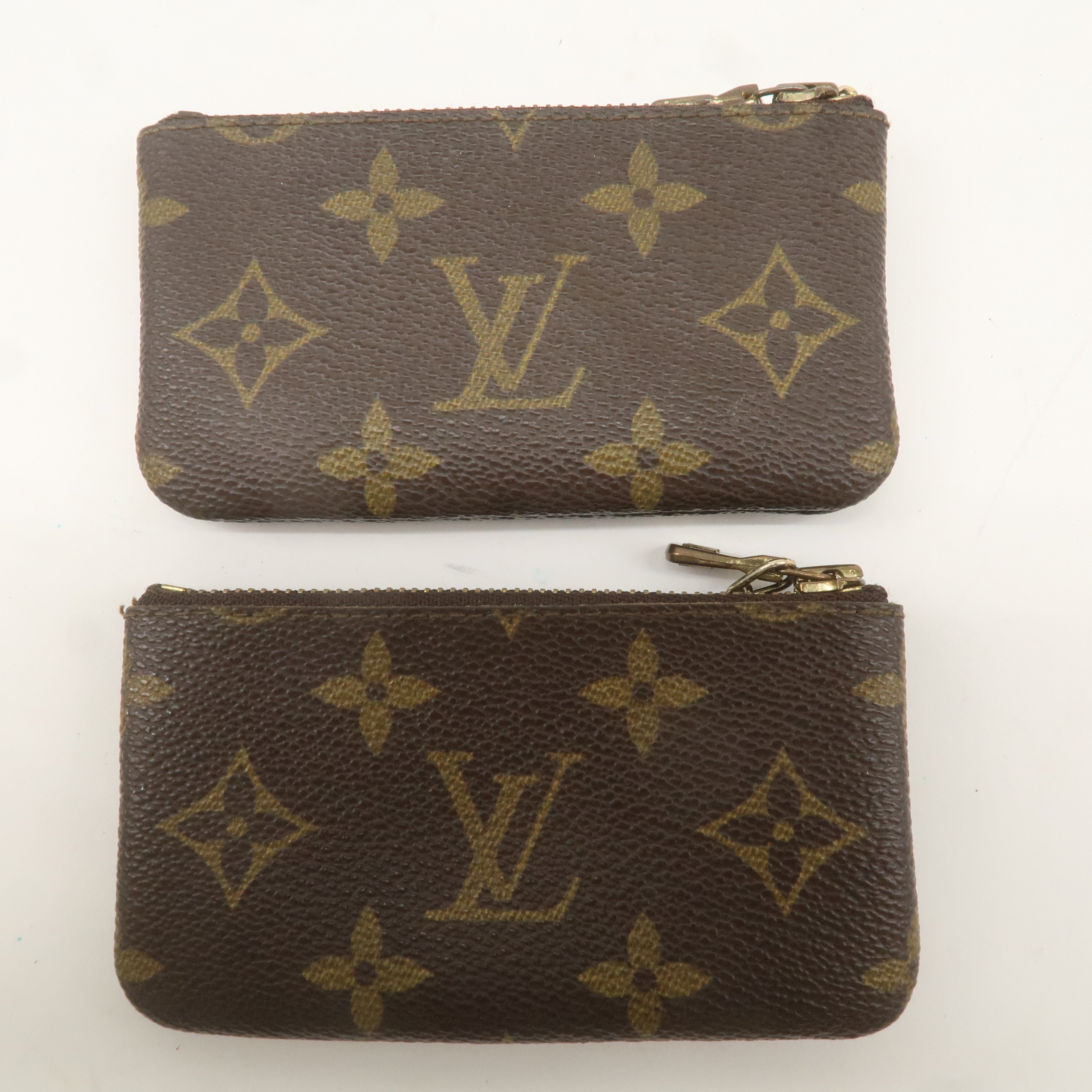 Louis Vuitton Monogram Set of 2 Pochette Cles Coin Case M62650