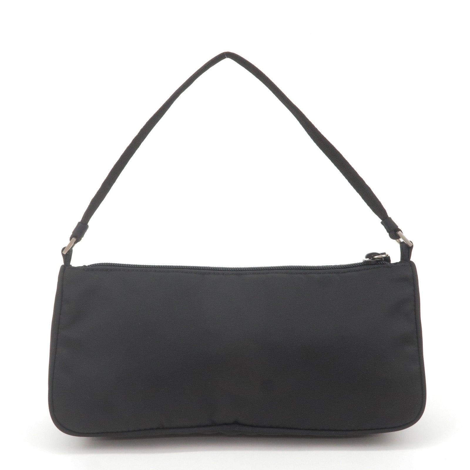 Prada baguette shop bag black