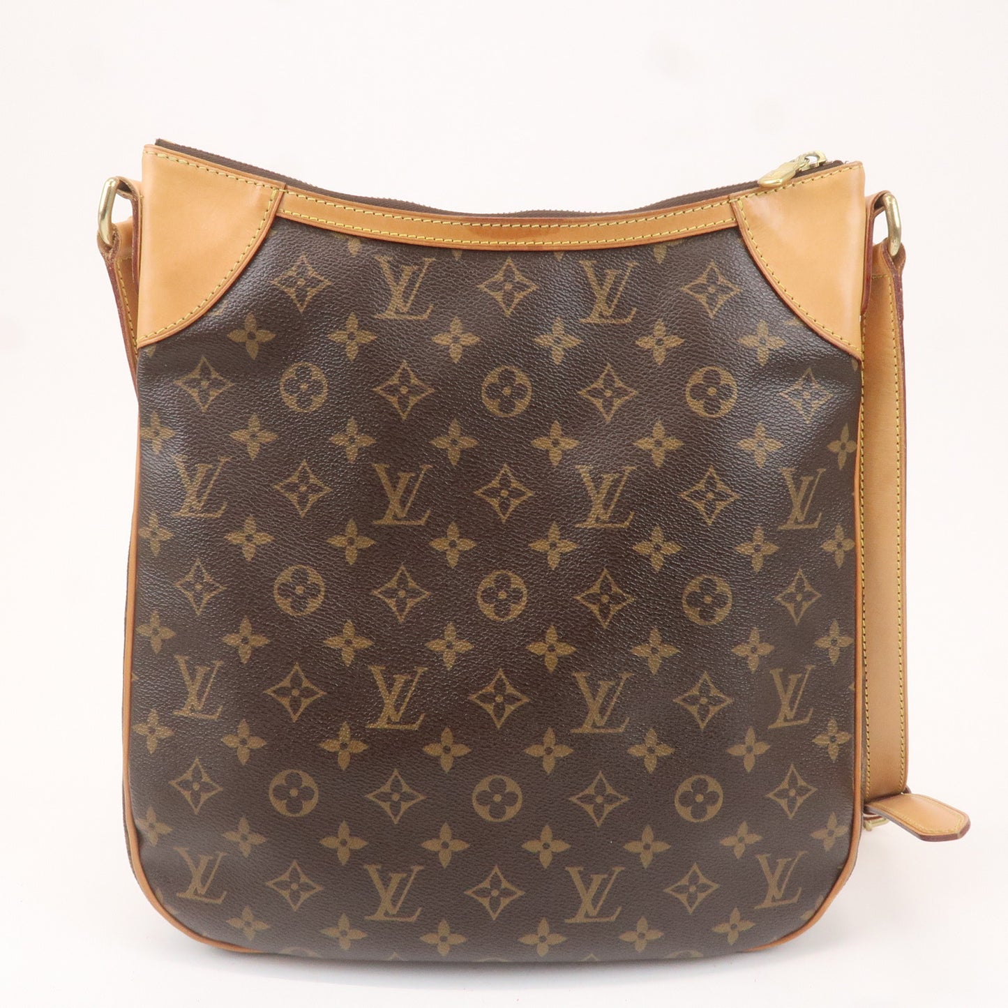 Louis Vuitton Monogram Odeon MM Shoulder Bag Brown M56389