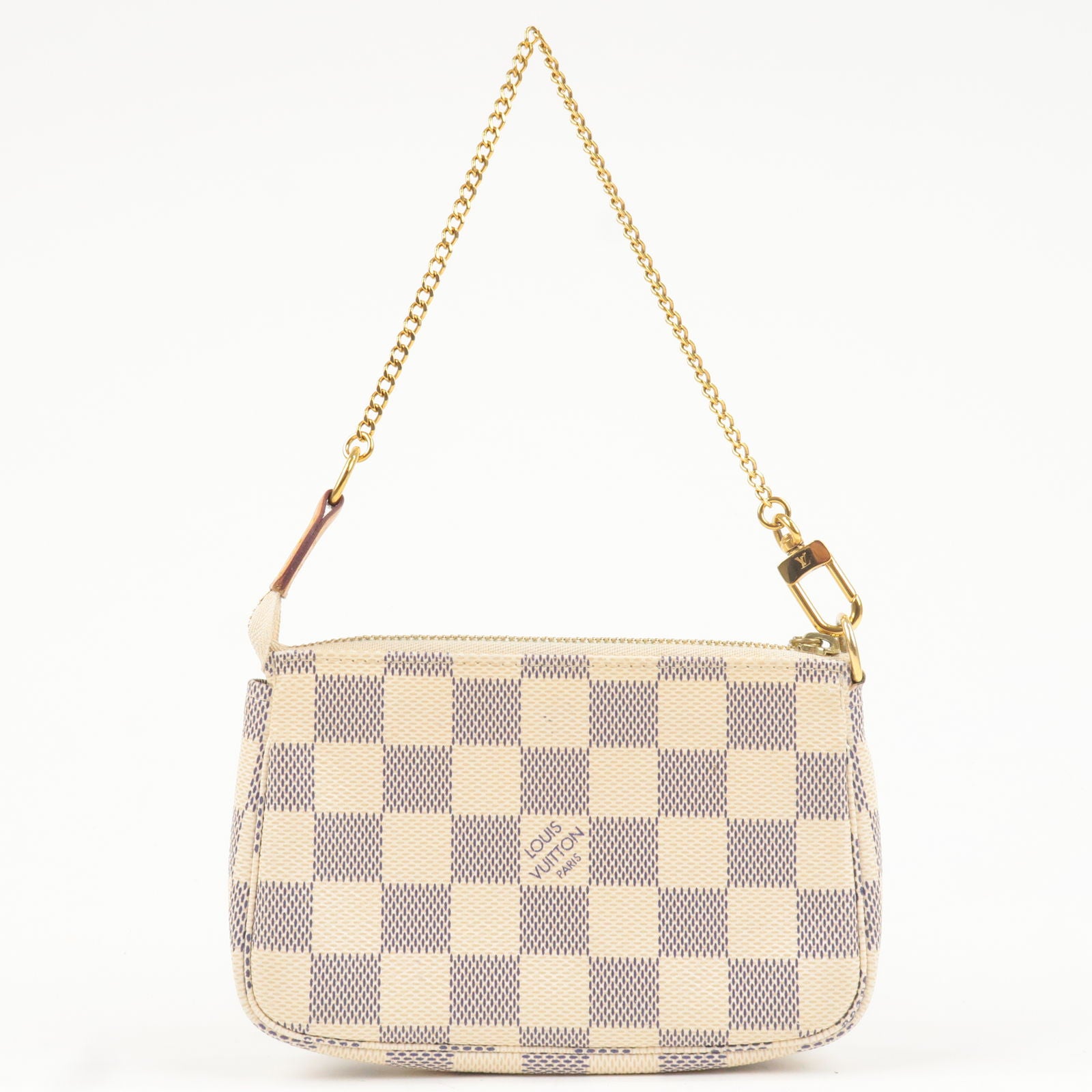 Louis Vuitton Damier Azur Mini Pochette Accessoires Hand Pouch