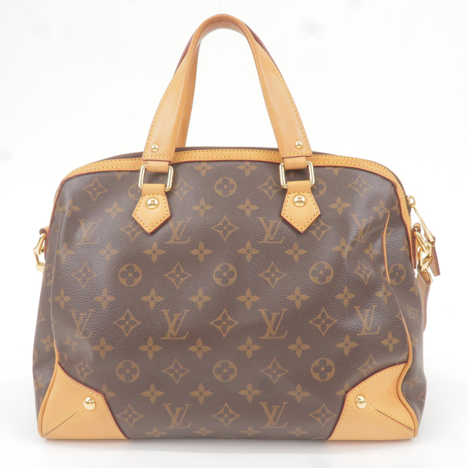 Louis Vuitton Creme Monogram Canvas Petite Malle - Handbag | Pre-owned & Certified | used Second Hand | Unisex