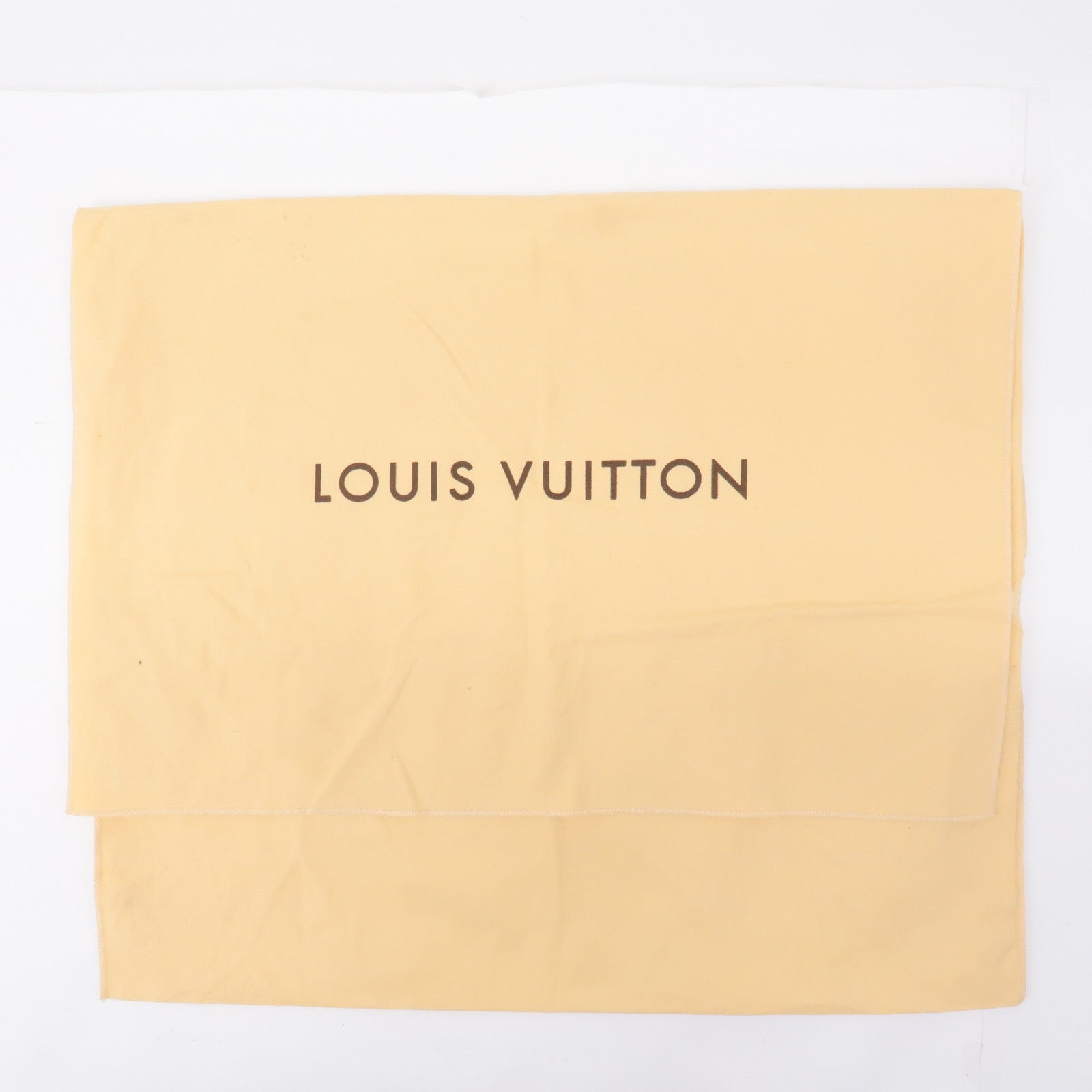 Louis Vuitton Set of 10 Dust Bag Flap Style Beige