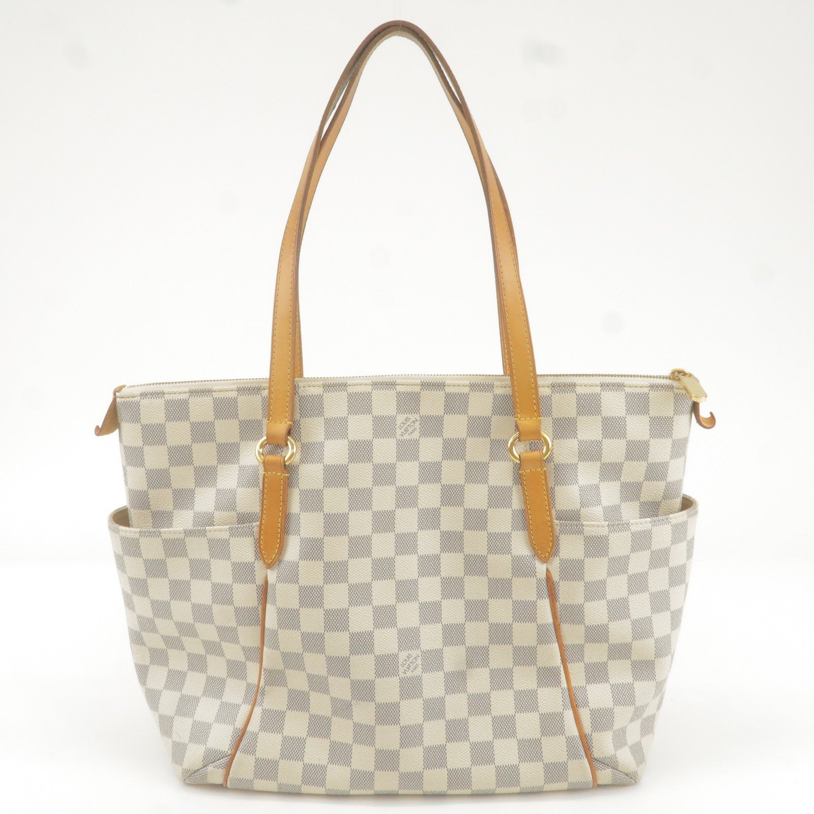 Louis Vuitton, Bags, Authentic Louis Vuitton Totally Gm Damier Azur  Canvas Bag