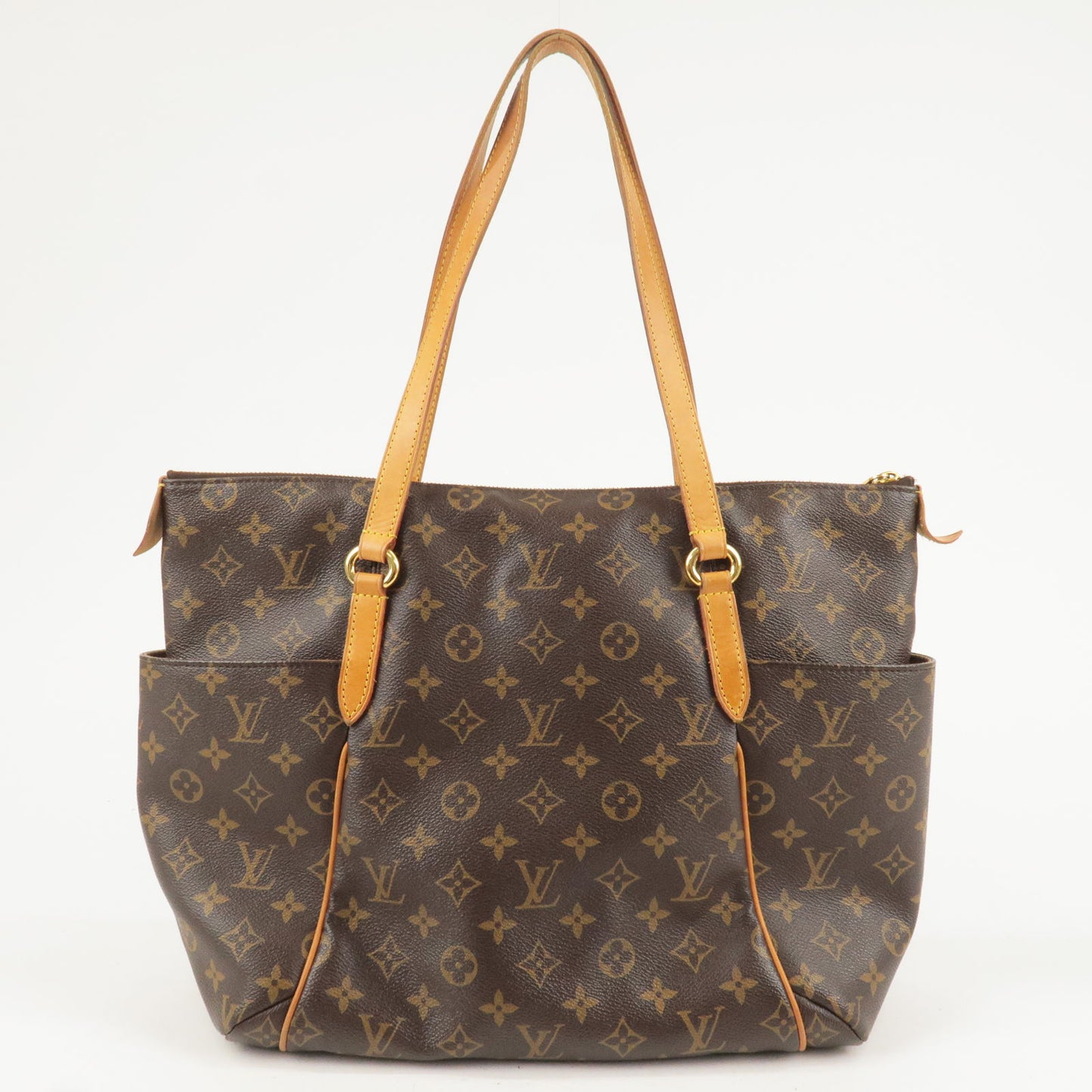 LOUIS VUITTON Totally MM Monogram Canvas Shoulder Bag Brown