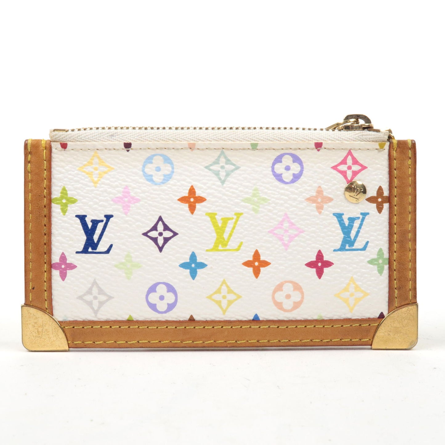 Louis Vuitton Monogram Multi Color Pochette Cles Coin Case M92655