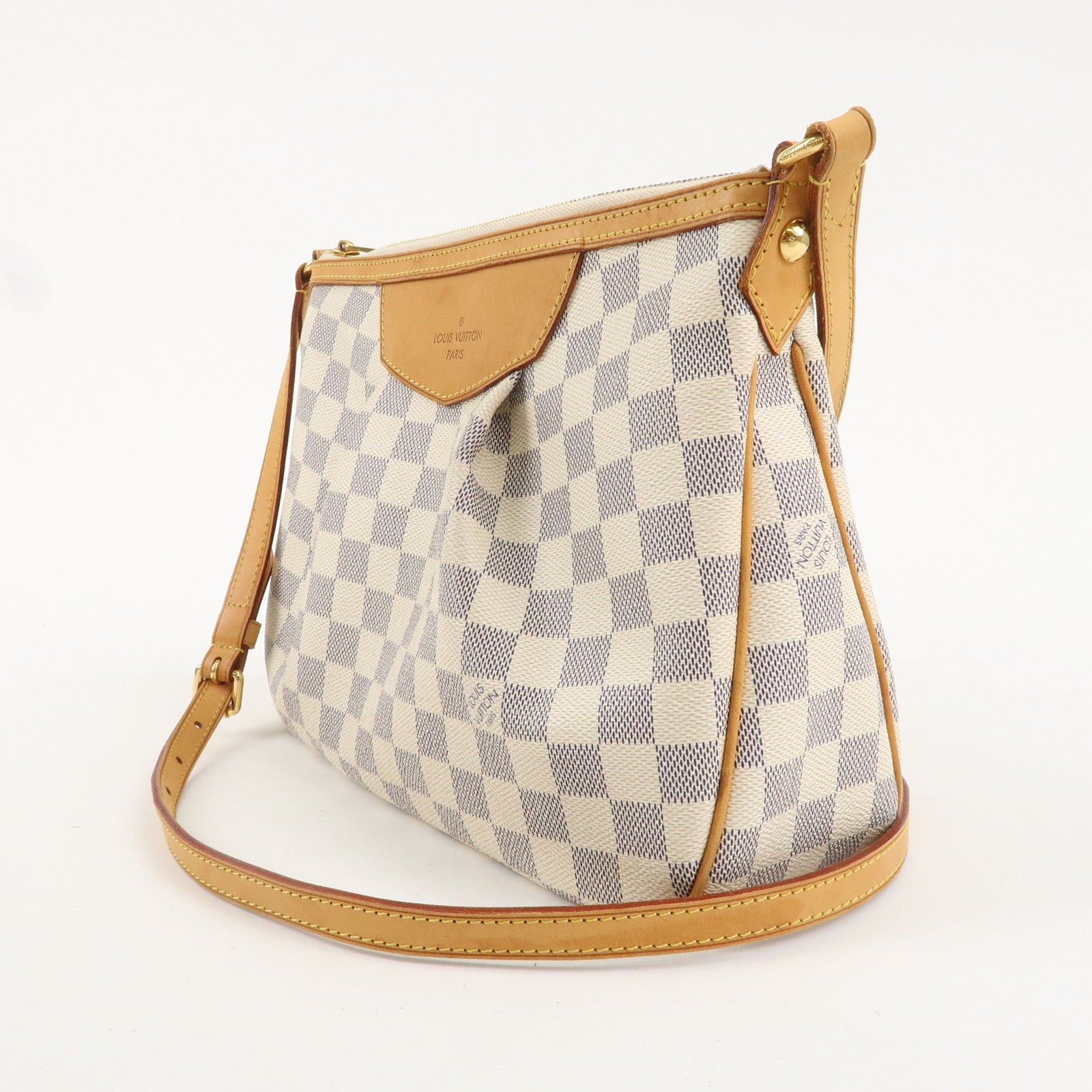 Louis Vuitton Damier Azur Siracusa PM Shoulder Bag N41113