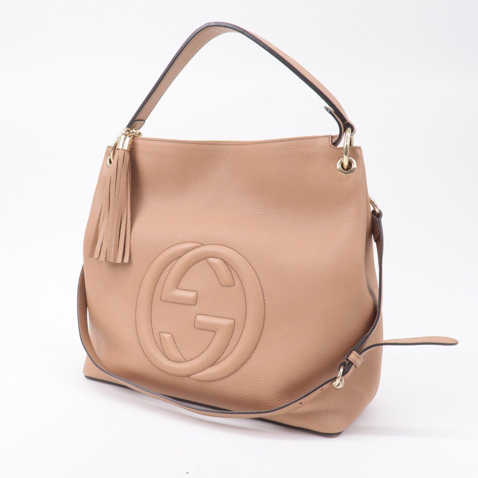 Gucci Soho Leather Hobo in Brown