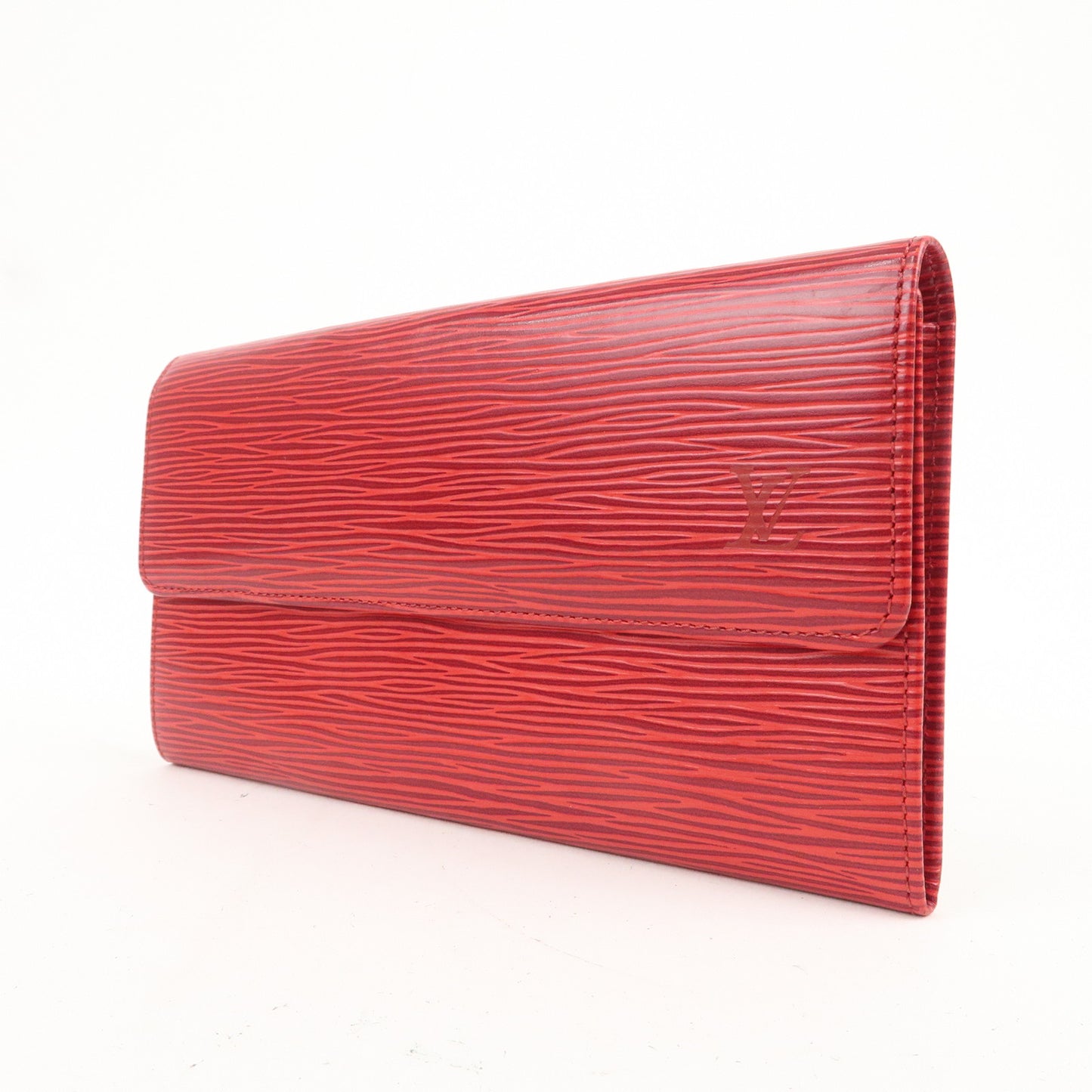 Louis Vuitton Epi Pochette Porte Monnaie Credit Wallet Red M63577