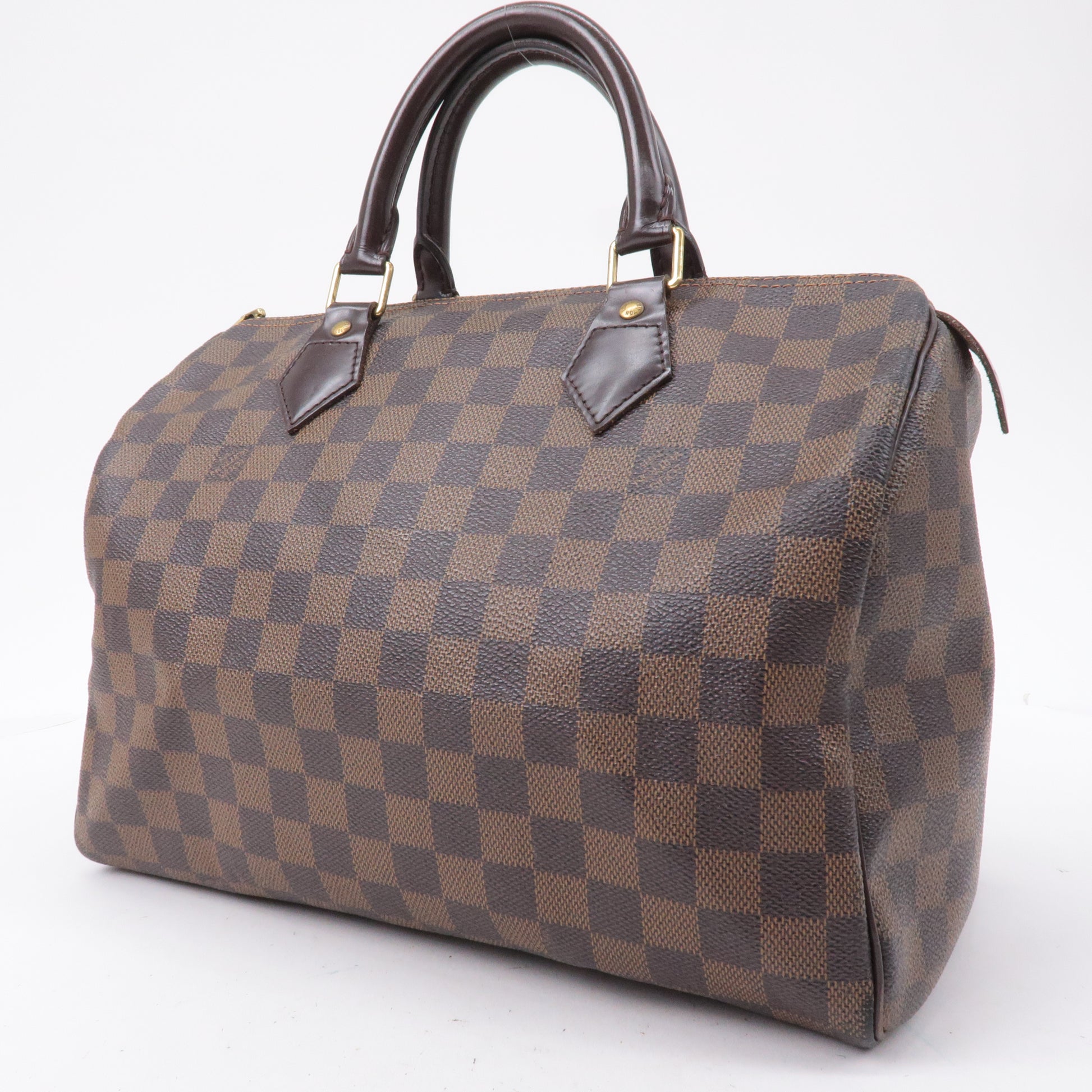 Louis Vuitton Damier Ebene Speedy 30 Boston Bag