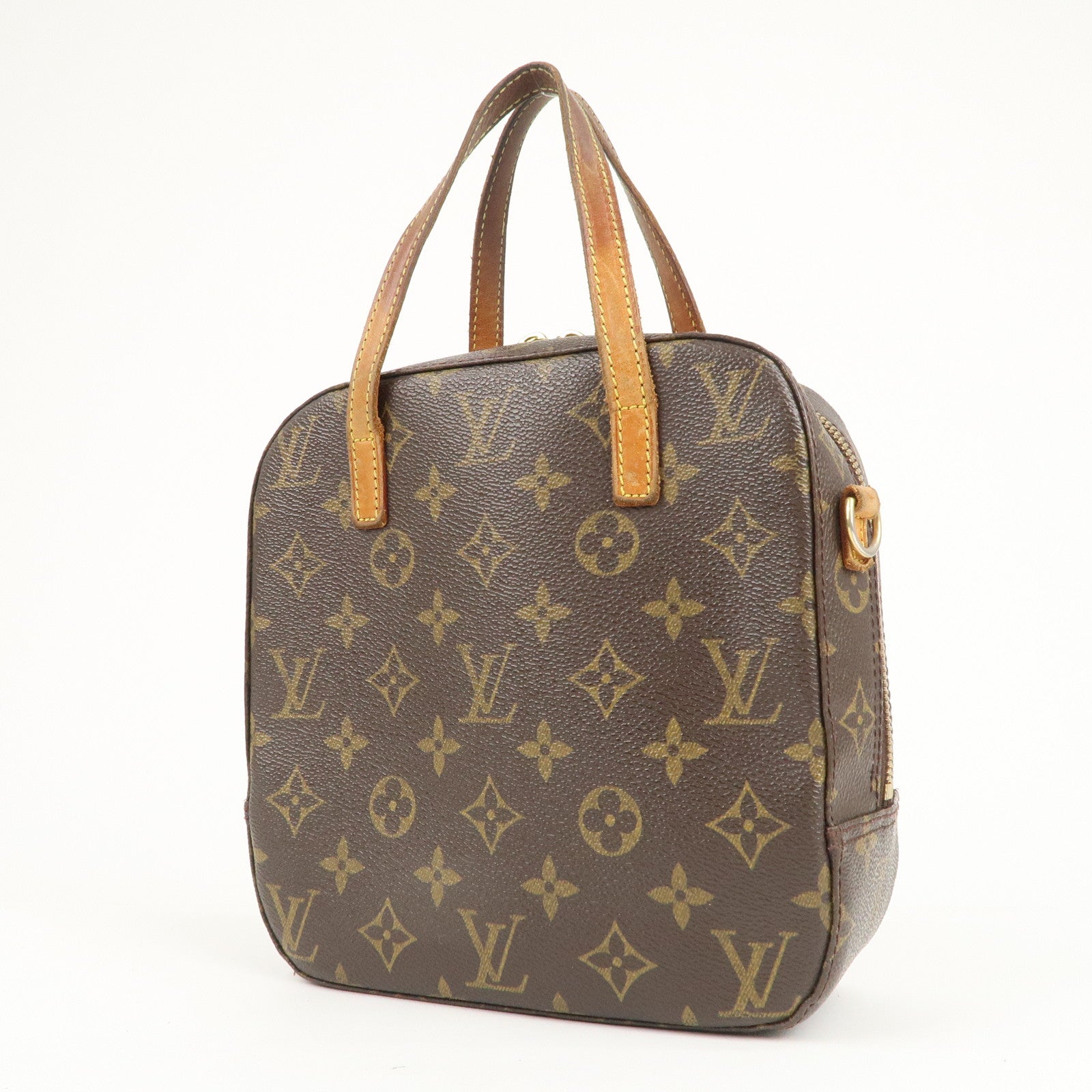 Louis Vuitton Louis Vuitton Spontini Monogram Canvas Hand Bag + Strap