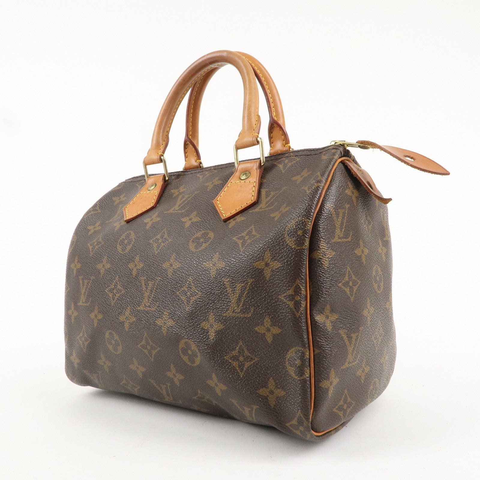 Louis Vuitton Monogram Speedy 25 Hand Bag Boston Bag M41528