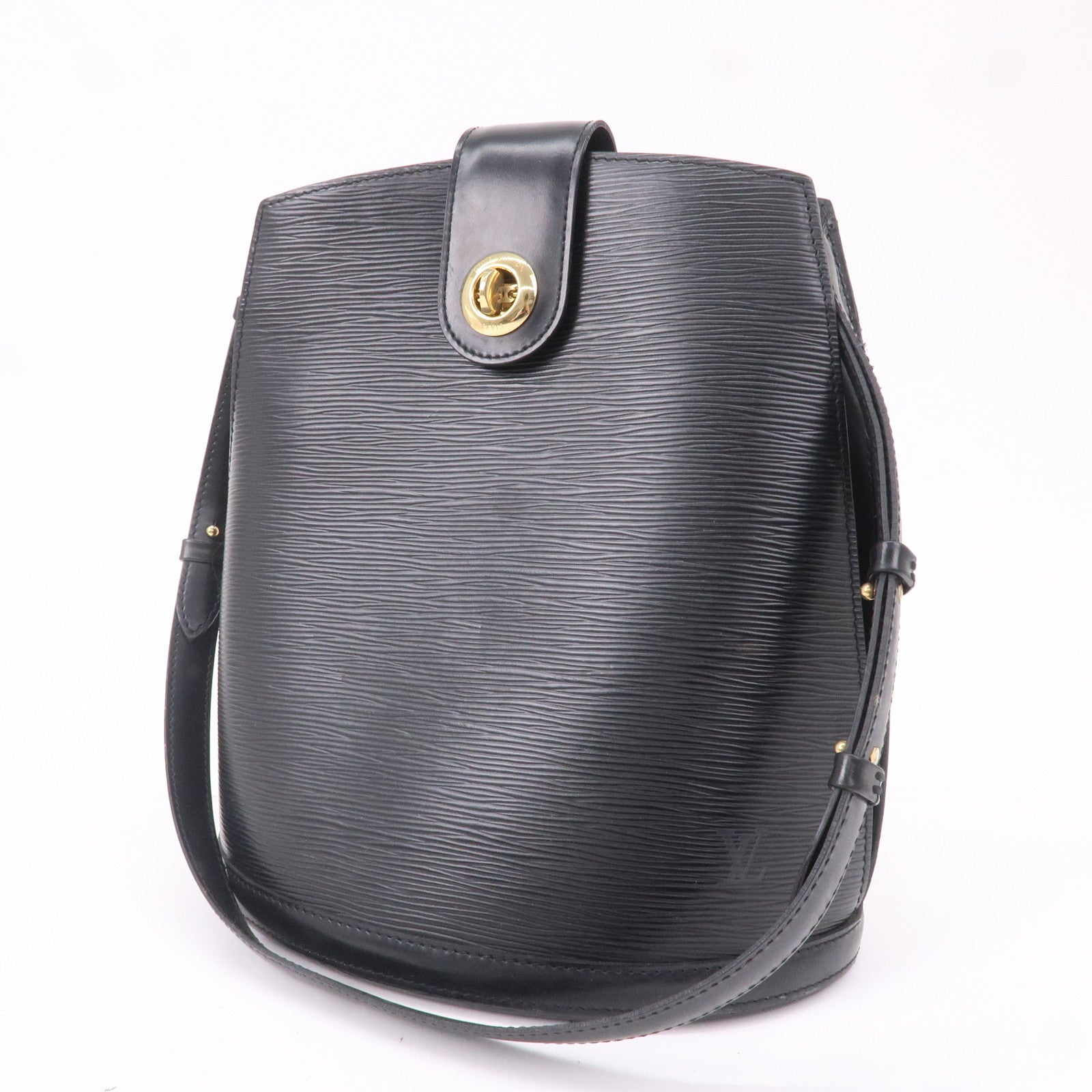 Black Louis Vuitton Epi Cluny Shoulder Bag