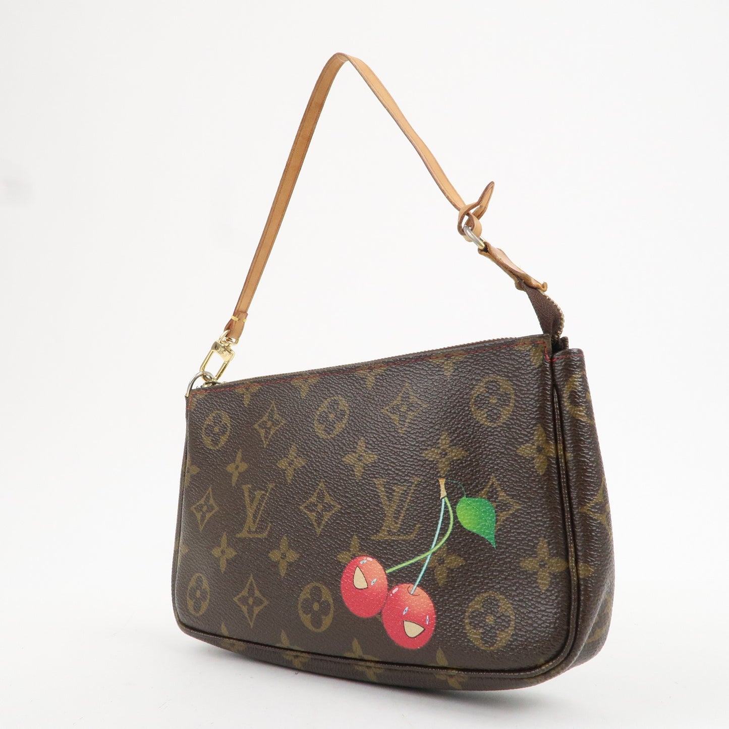 Louis Vuitton Cherry Pochette Accessoires Pouch Brown M95008