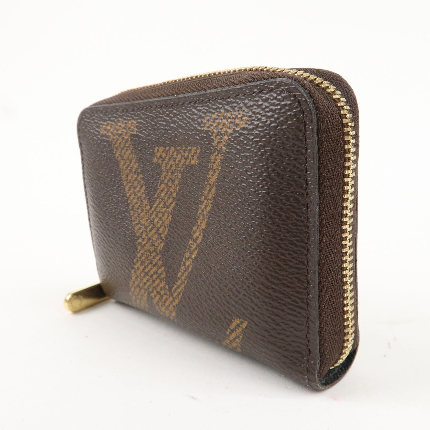 Louis Vuitton Giant Monogram Zippy Coin Case Brown M67690