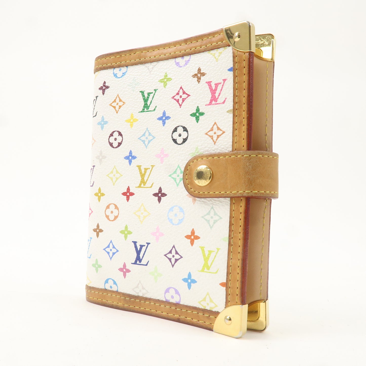 Louis Vuitton Monogram Multi Color Agenda PM Planner Cover R20896